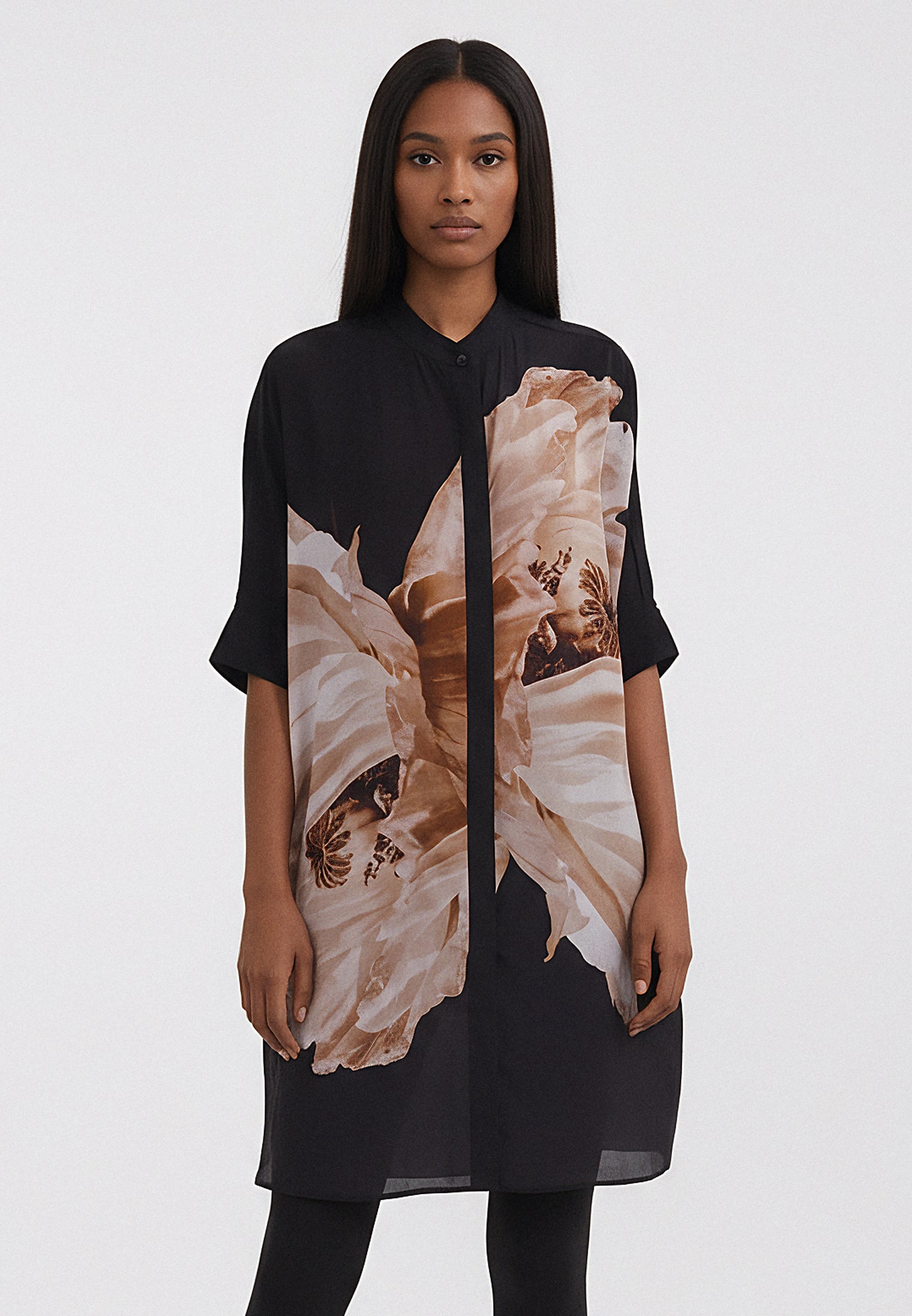 TWIST TUNIC CHARM SEPIA