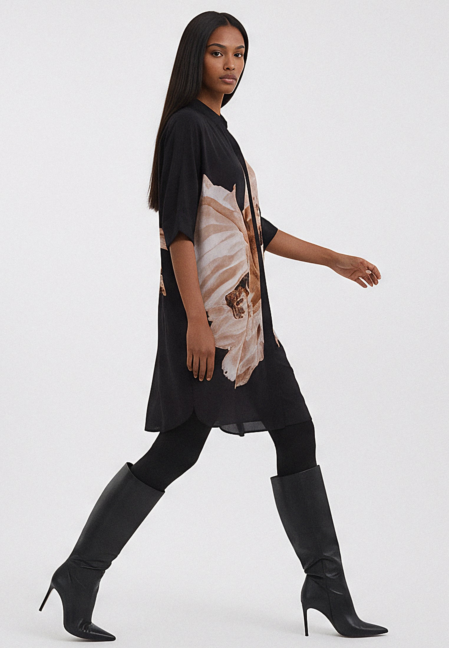 TWIST TUNIC CHARM SEPIA