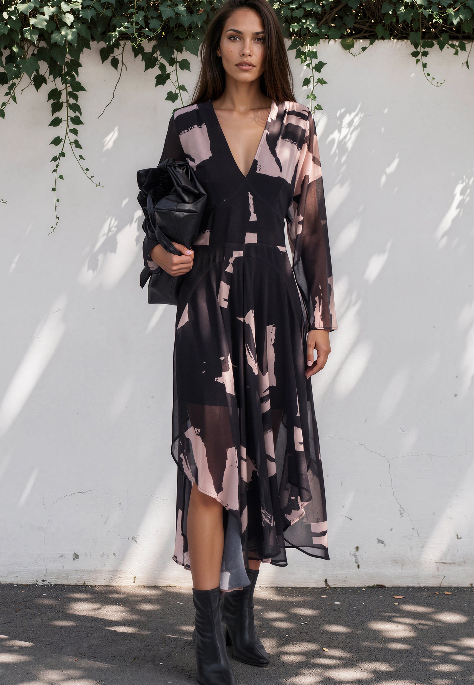 INFINITY MIDI DRESS FACADE