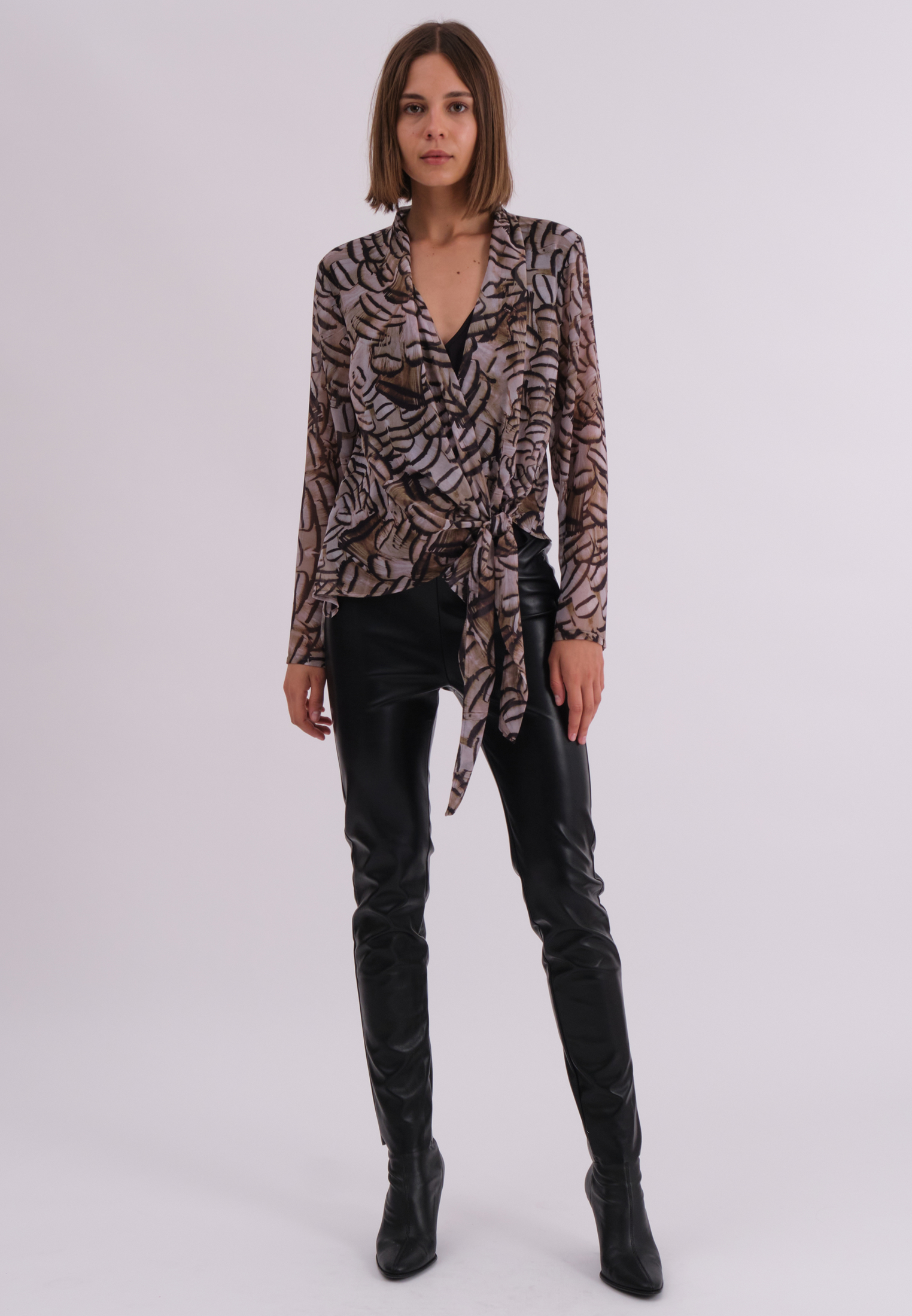 INFINITY TOP PLUME PRINT