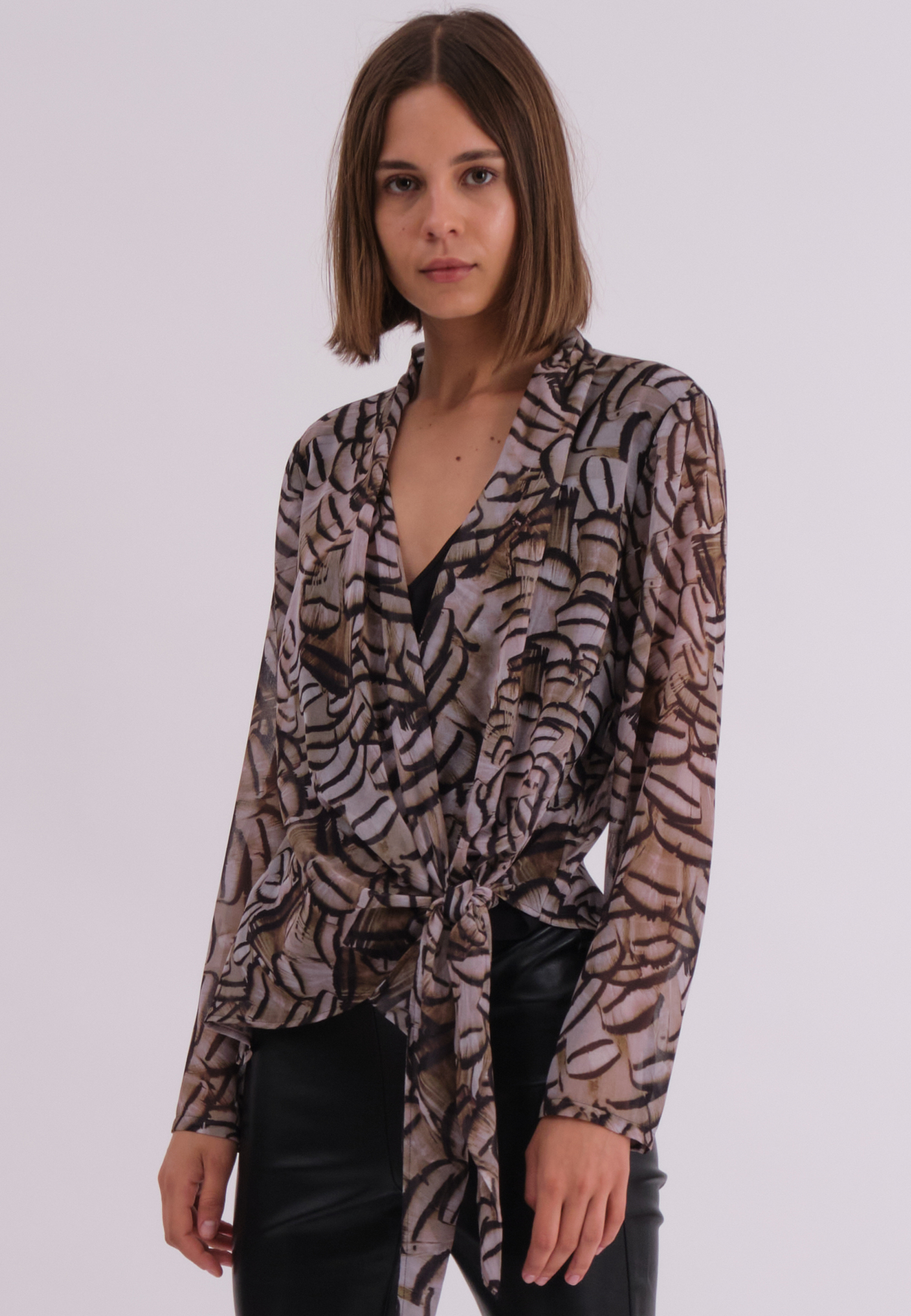 INFINITY TOP PLUME PRINT