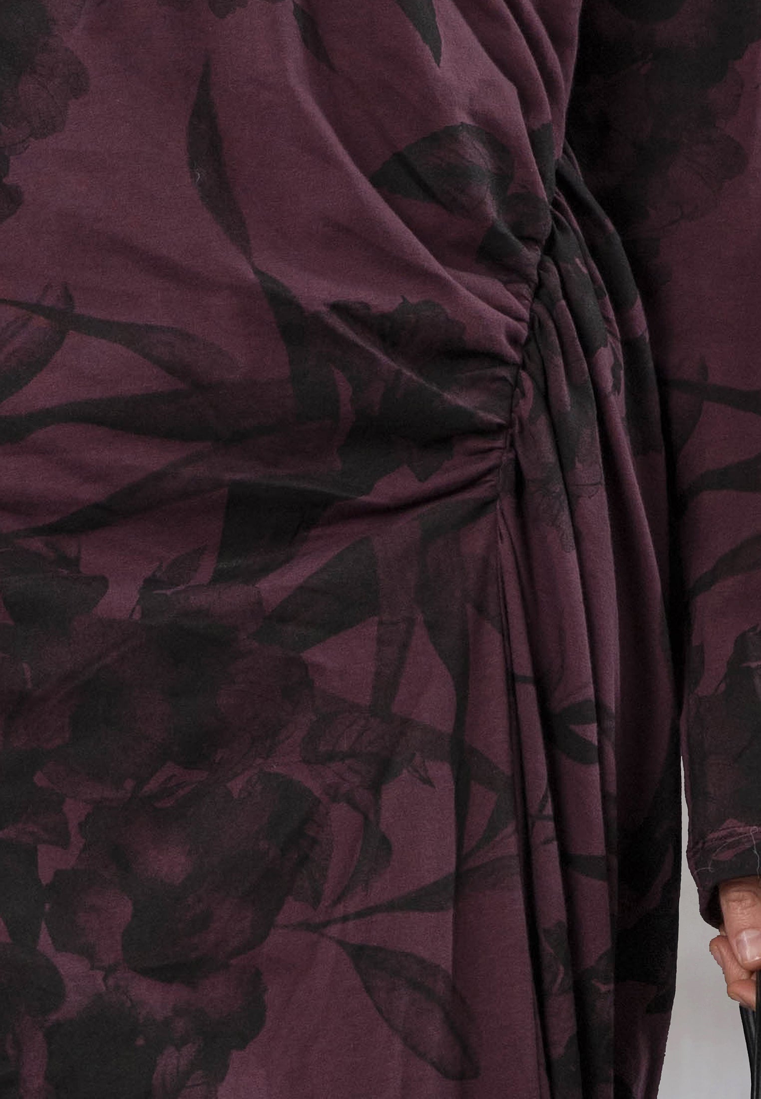 FLINT DRESS MAUVE WINE