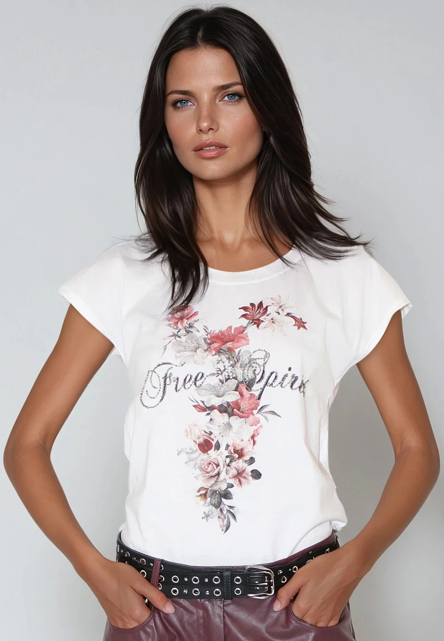 JILLIAN T-SHIRT WHITE FREE SPIRIT