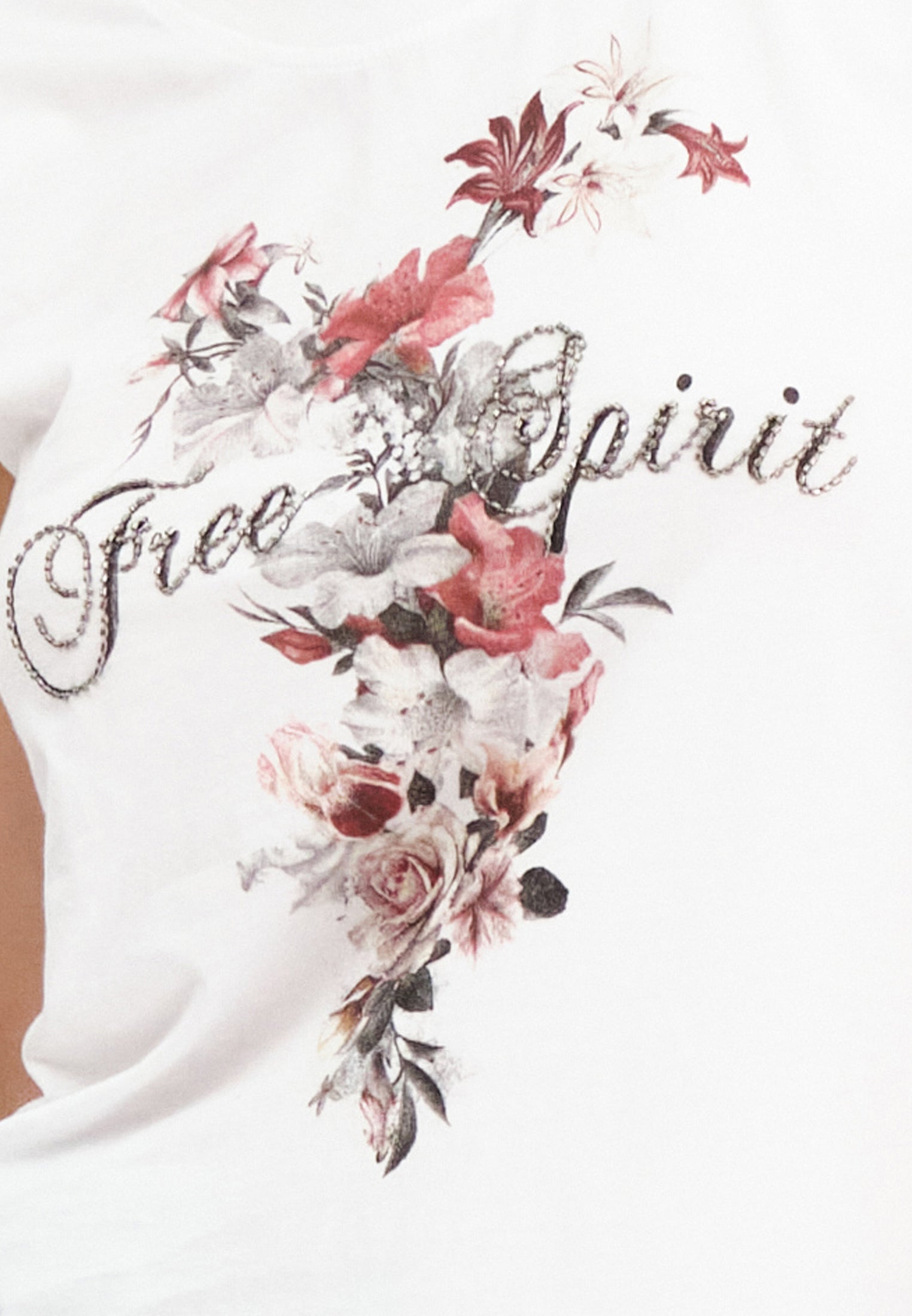 JILLIAN T-SHIRT WHITE FREE SPIRIT