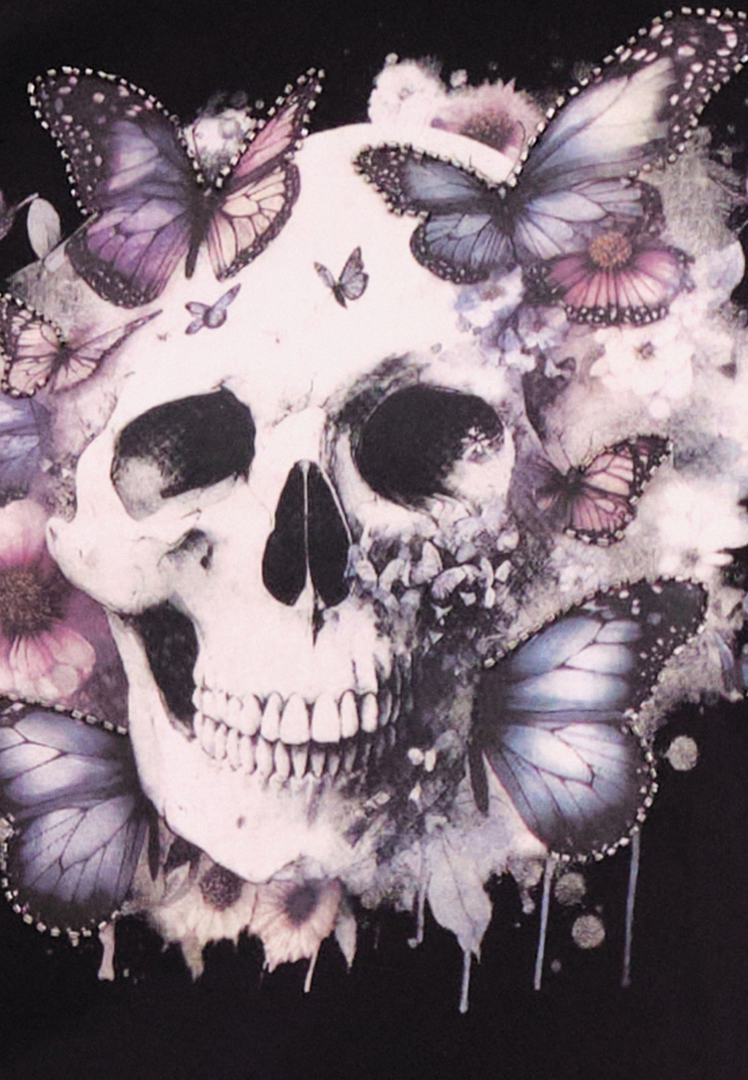 JILLIAN T-SHIRT BLACK SKULL