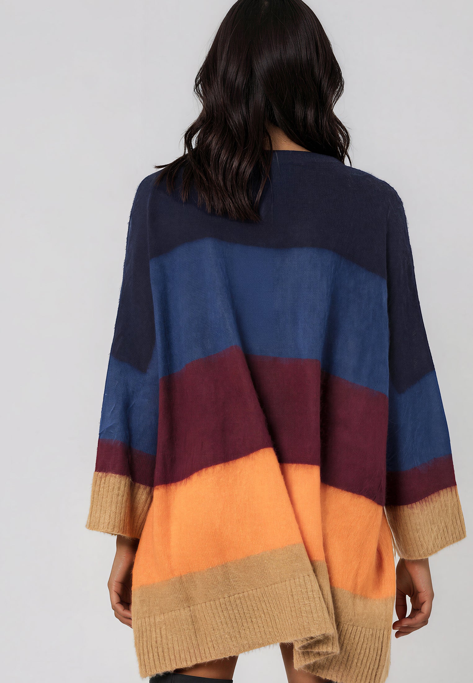 CRESCENT JUMPER DRESS BLOCK STRIPE