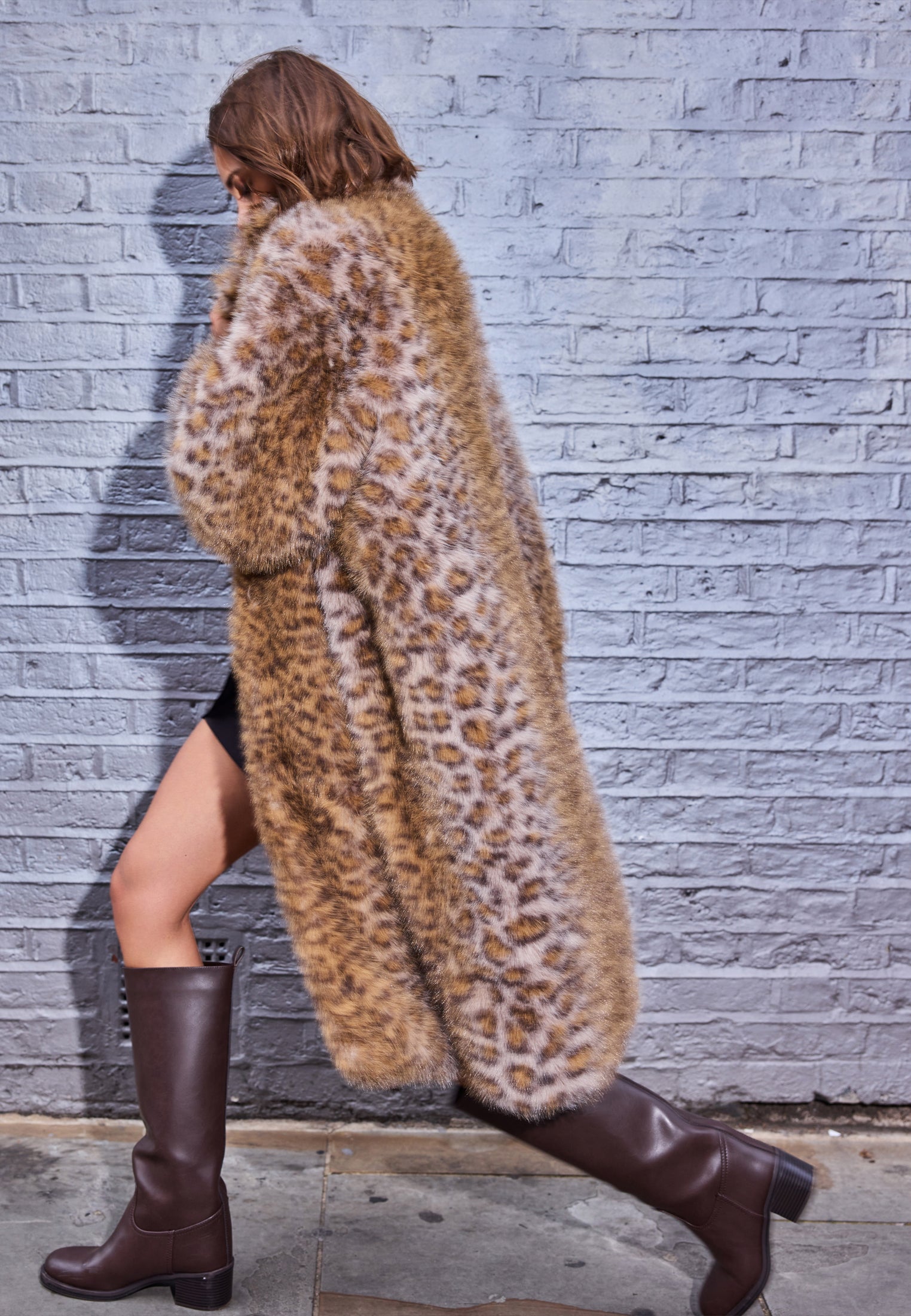 DOLLY COAT LEOPARD