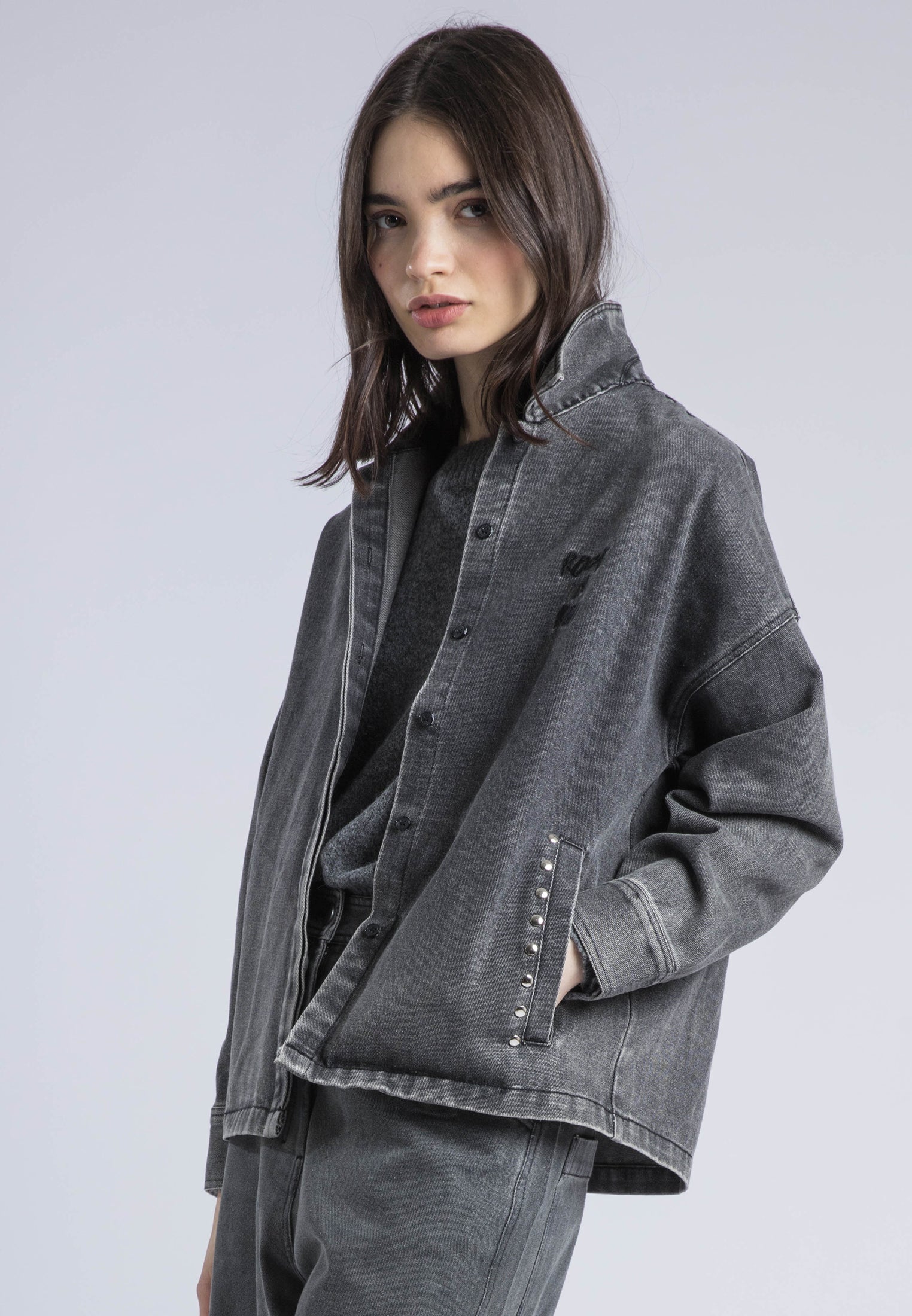 ECCENTRIC SHIRT GREY DENIM