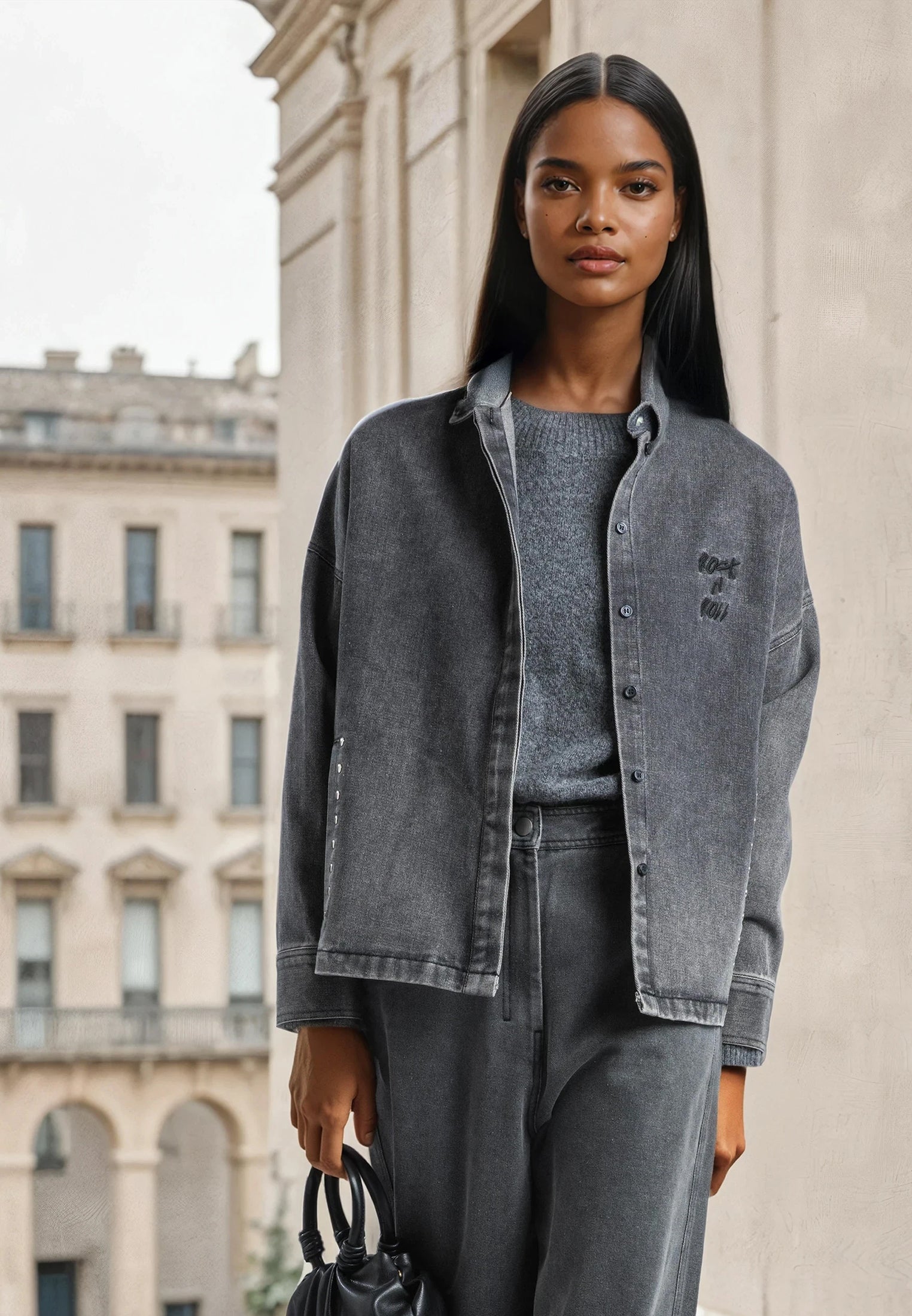 ECCENTRIC SHIRT GREY DENIM