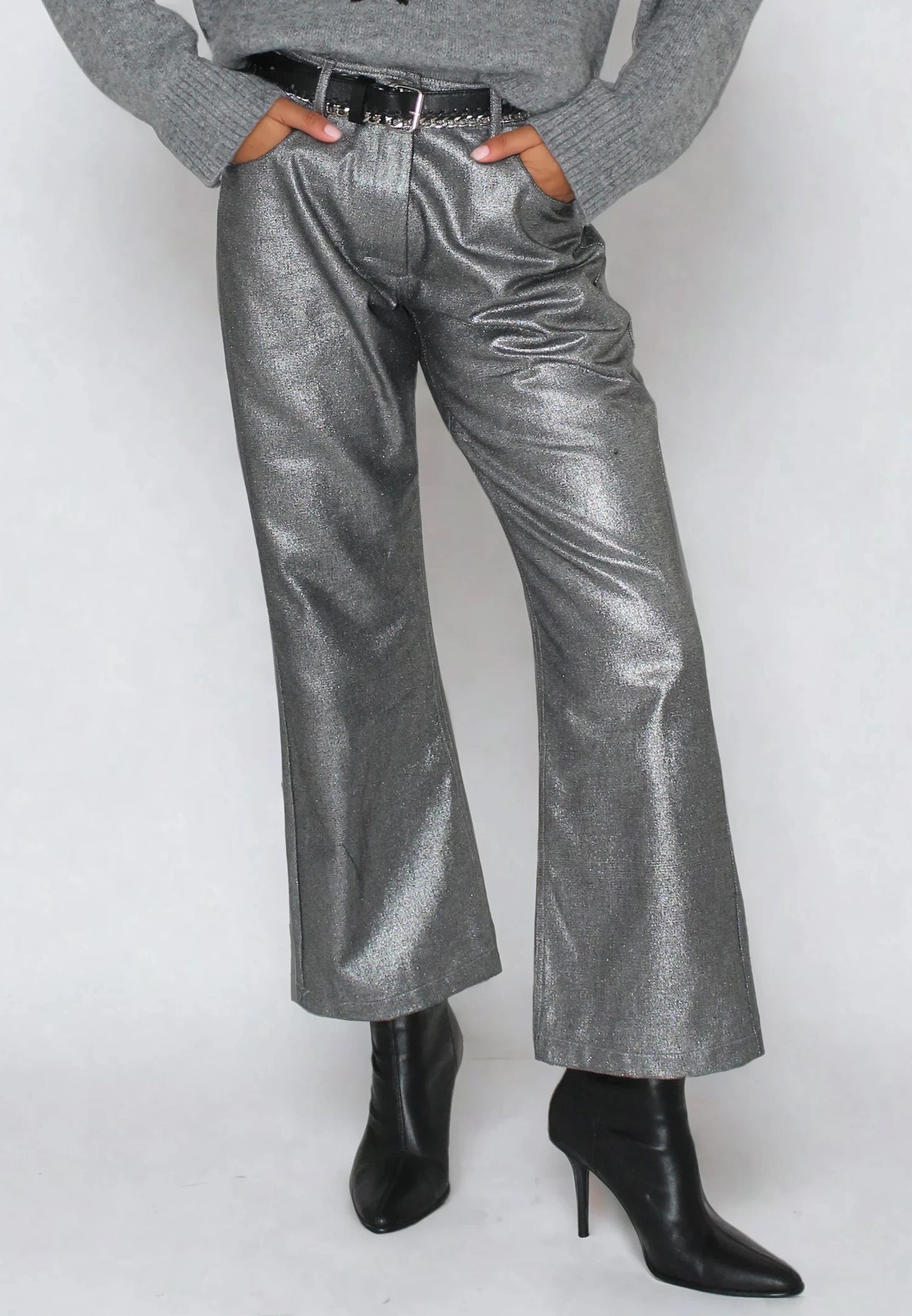 ECCENTRIC JEANS SILVER FOIL