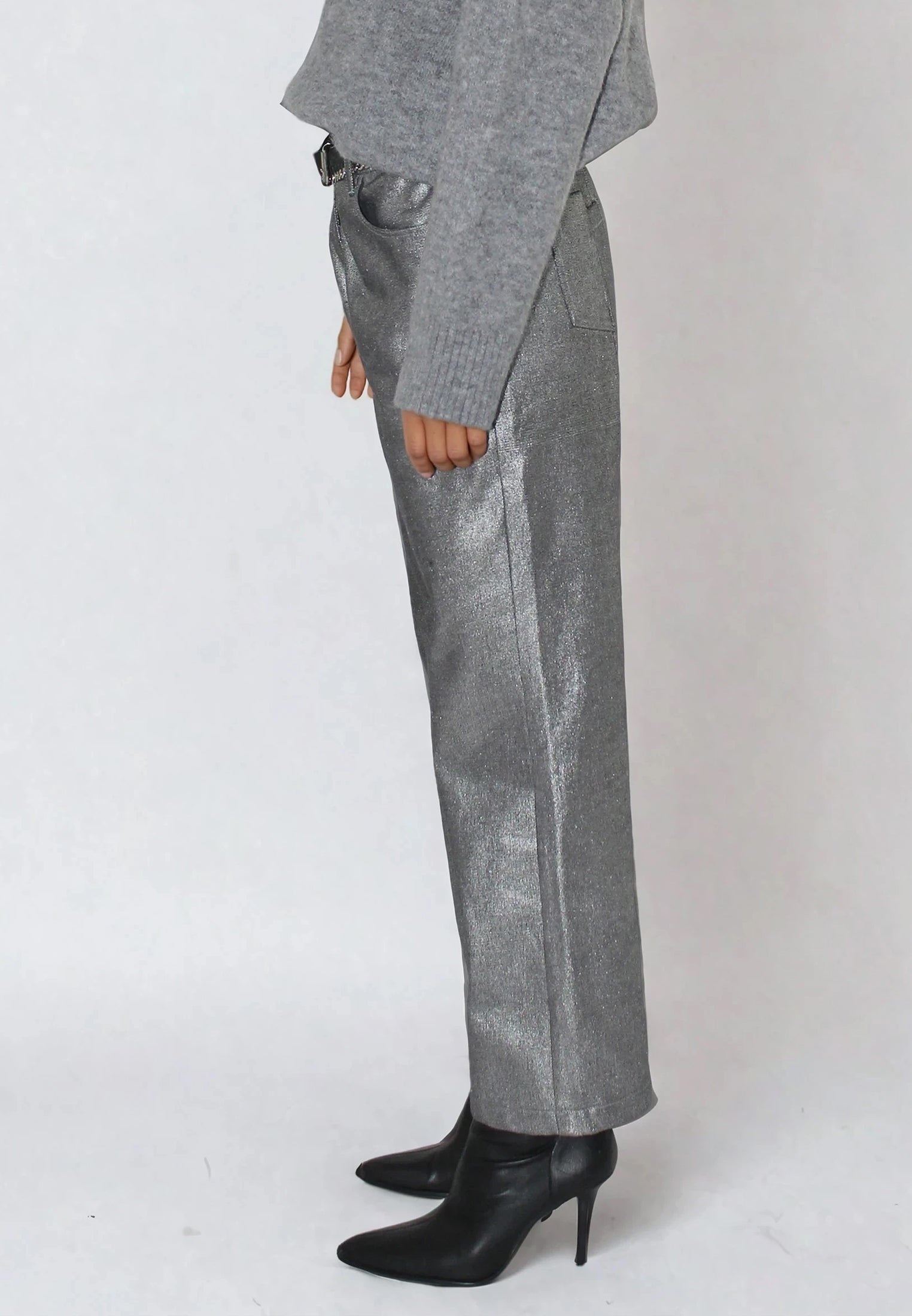 ECCENTRIC JEANS SILVER FOIL