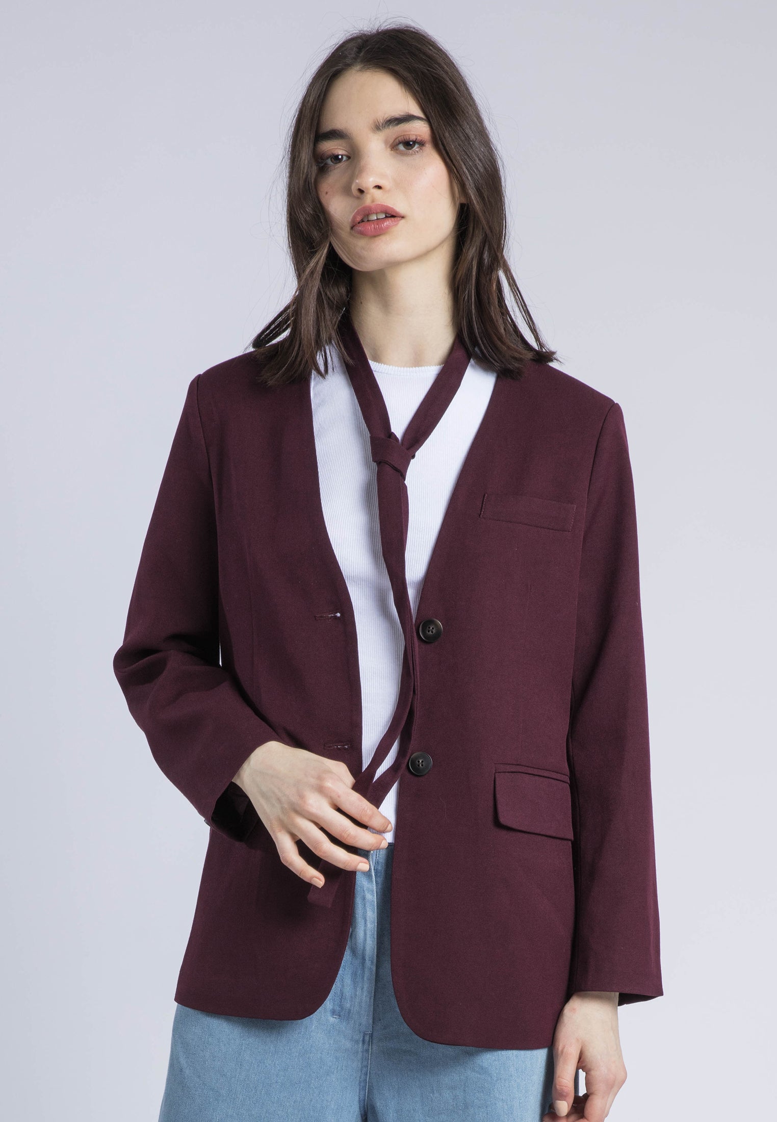 EMILY BLAZER JACKET PORT