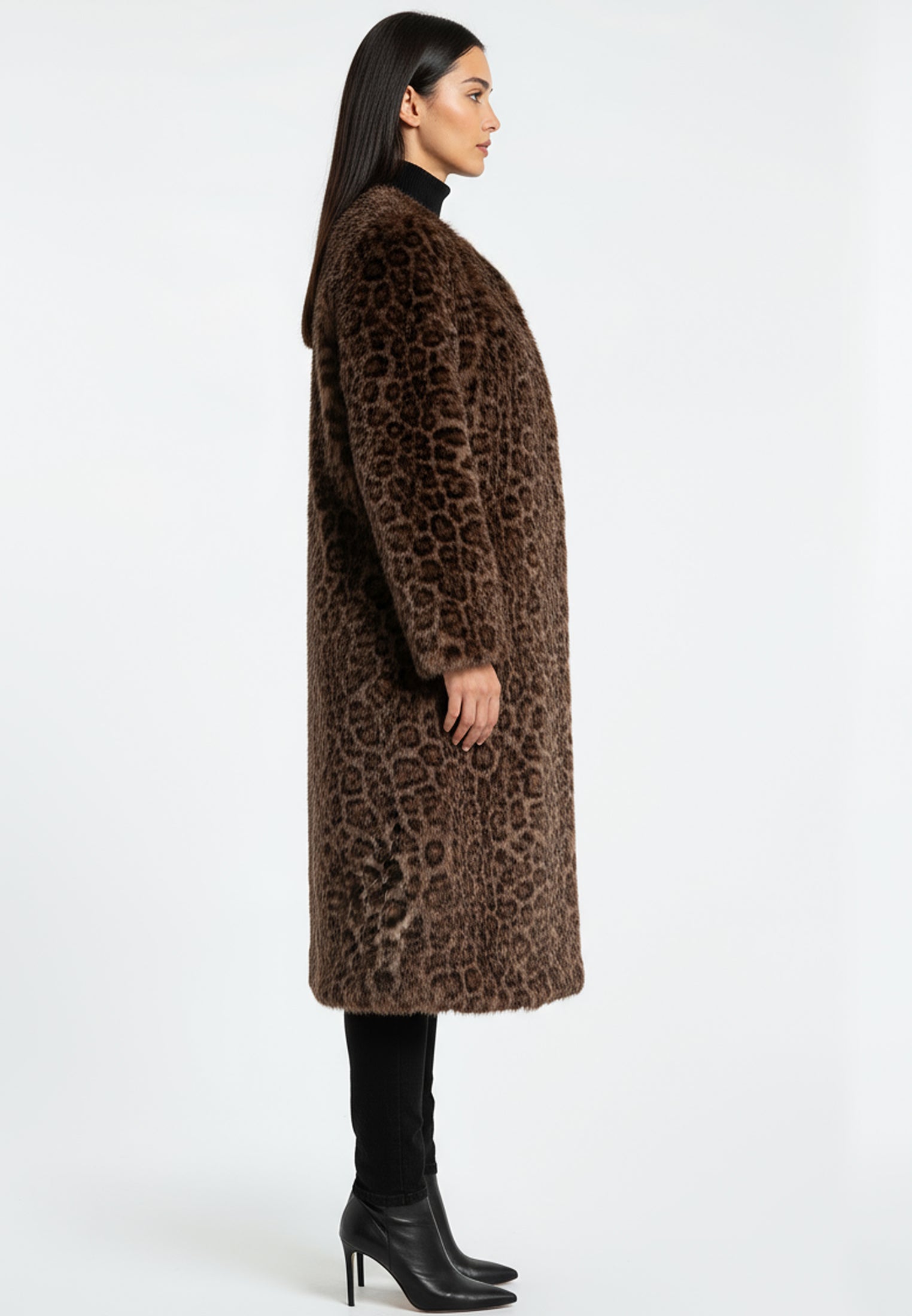 ESME COAT LEOPARD
