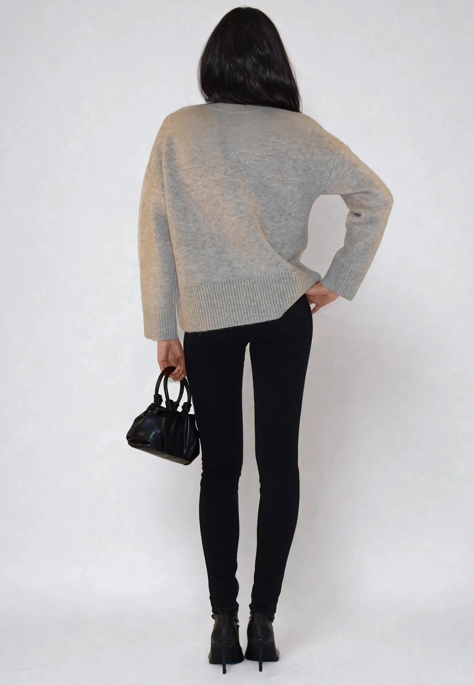REBEL FOREVER JUMPER OATMEAL & BLACK