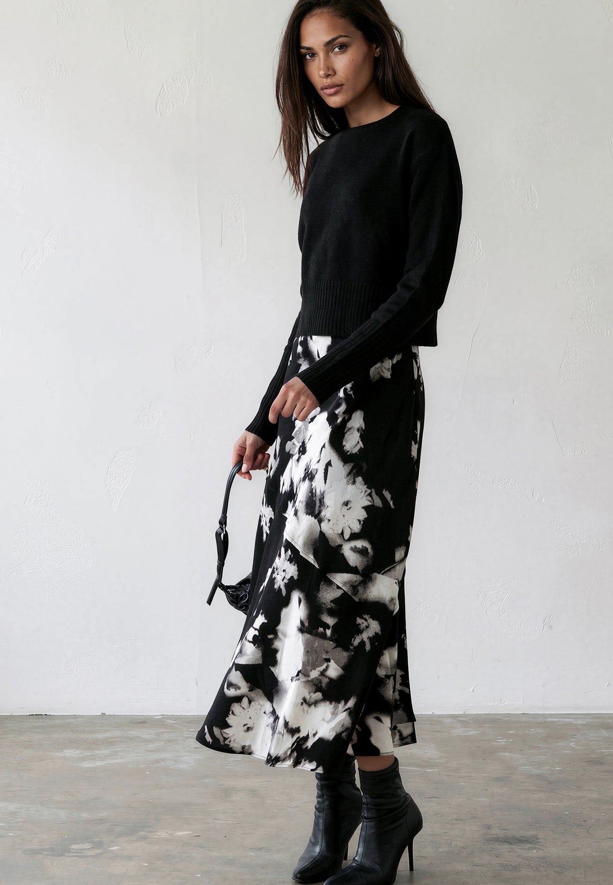 FAY DRESS BLOSSOM & BLACK