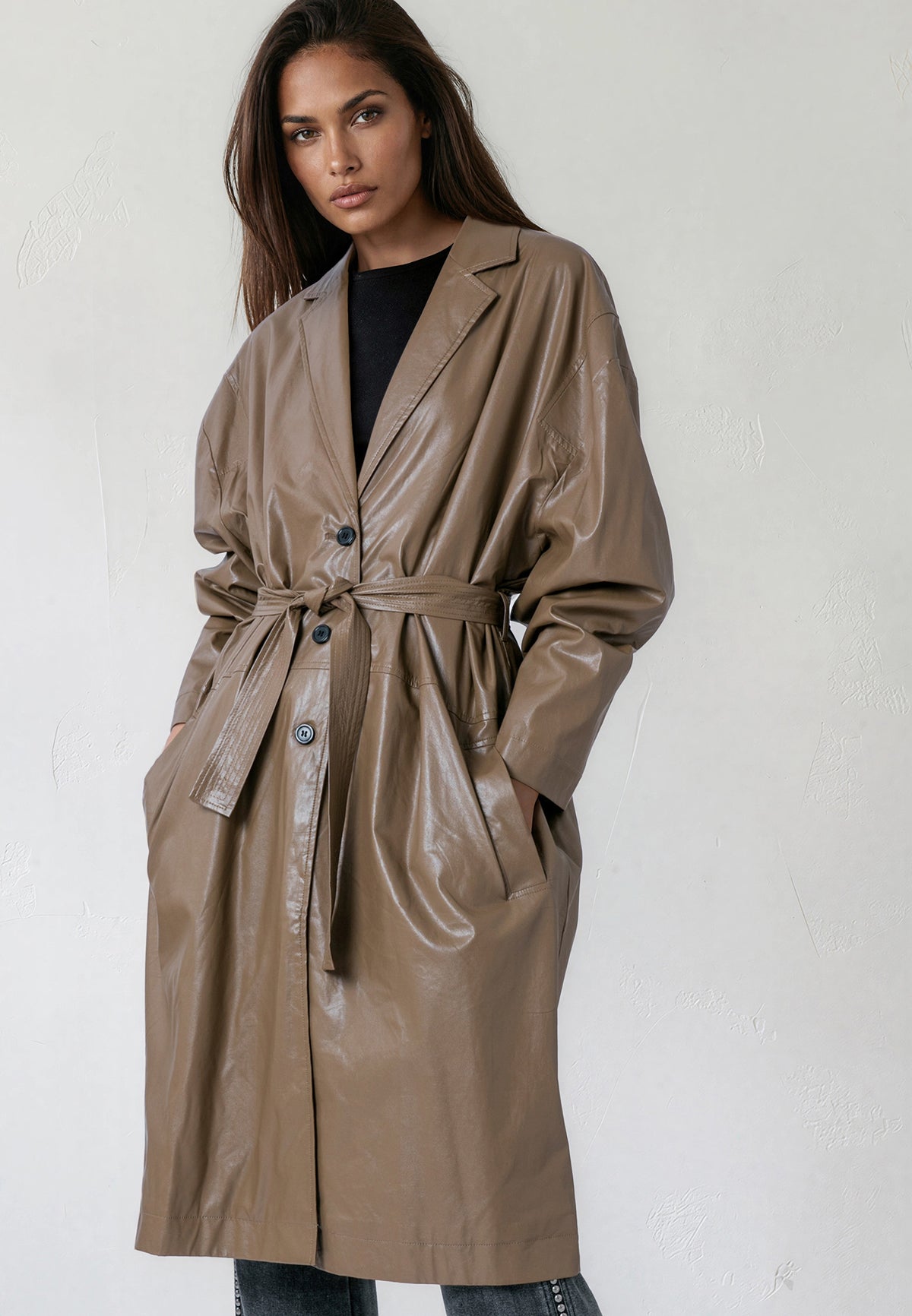 GRACE COAT BRINDLE