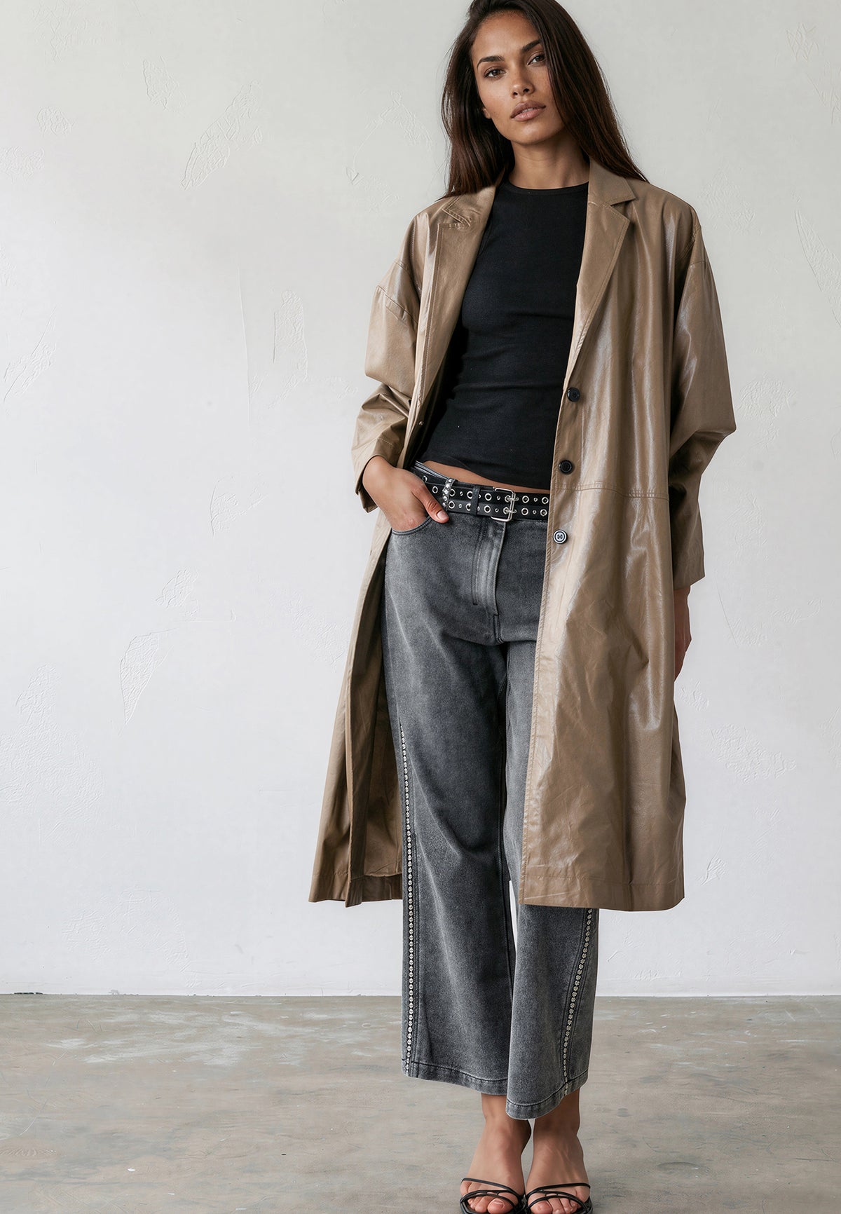 GRACE COAT BRINDLE