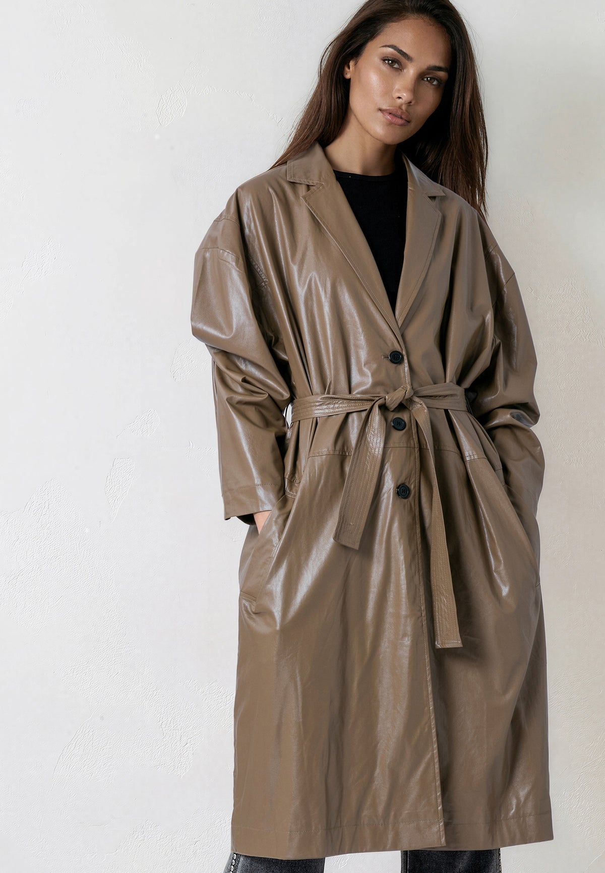 GRACE COAT BRINDLE