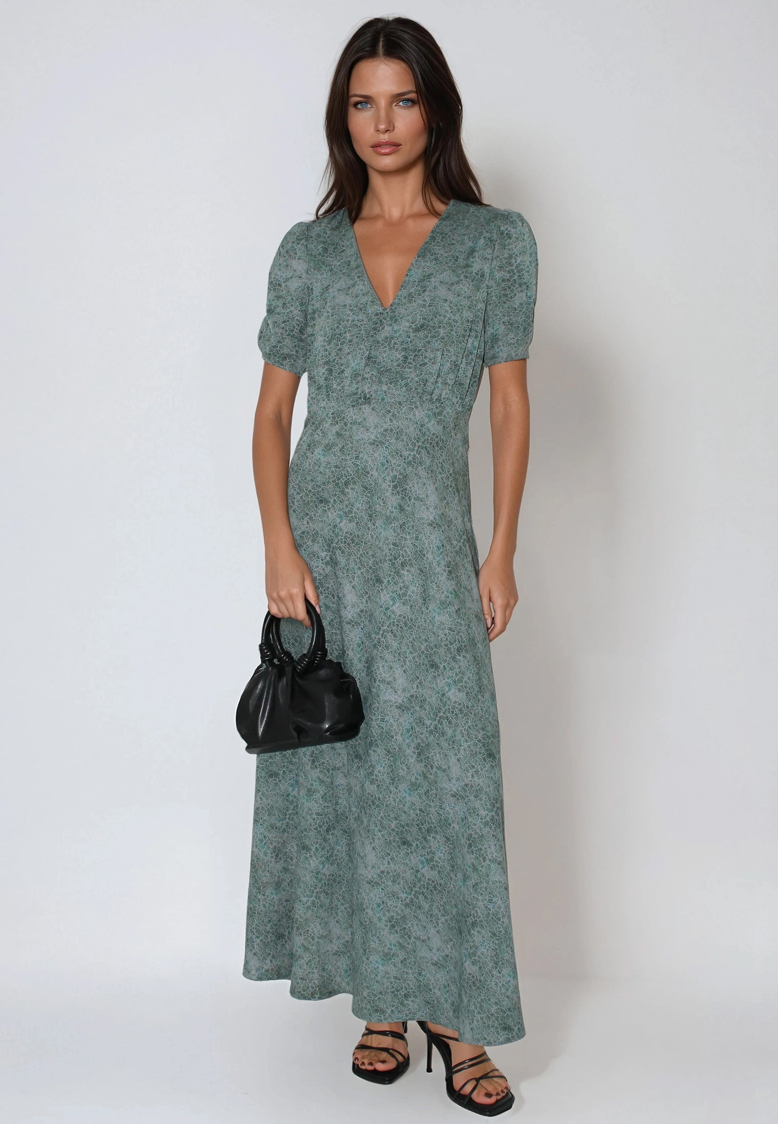 ISABEL MAXI DRESS VENATION