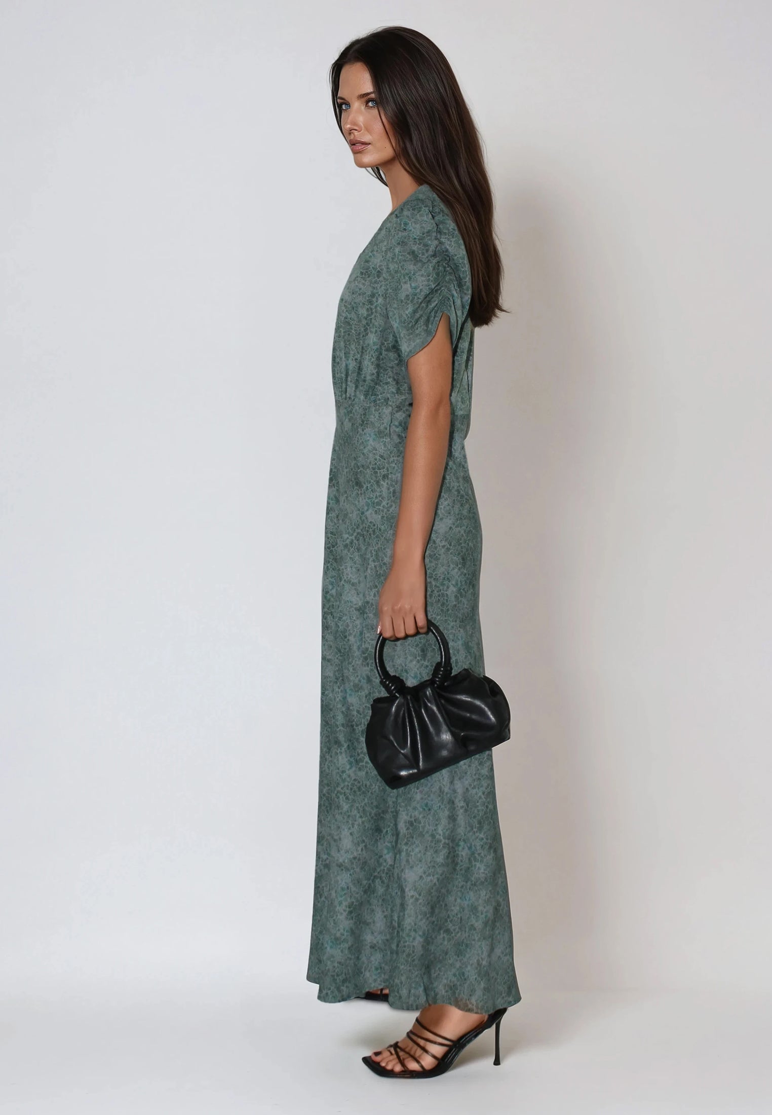 ISABEL MAXI DRESS VENATION