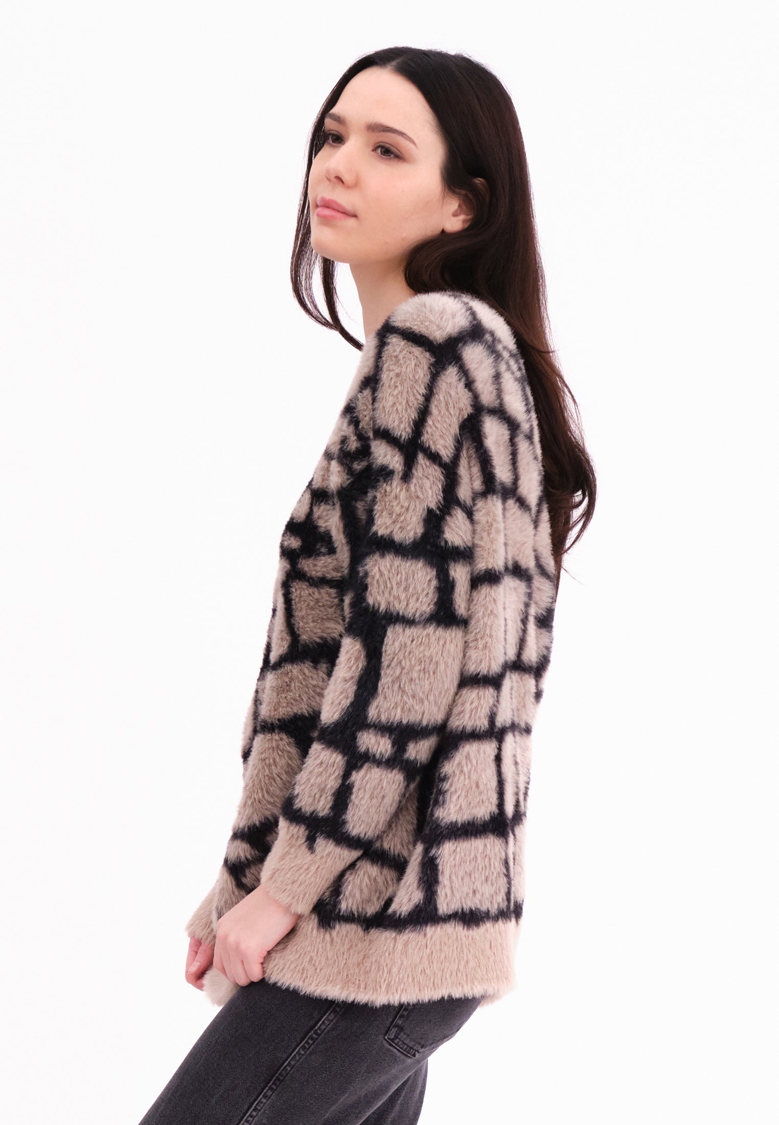 IRIS JUMPER STONE & BLACK