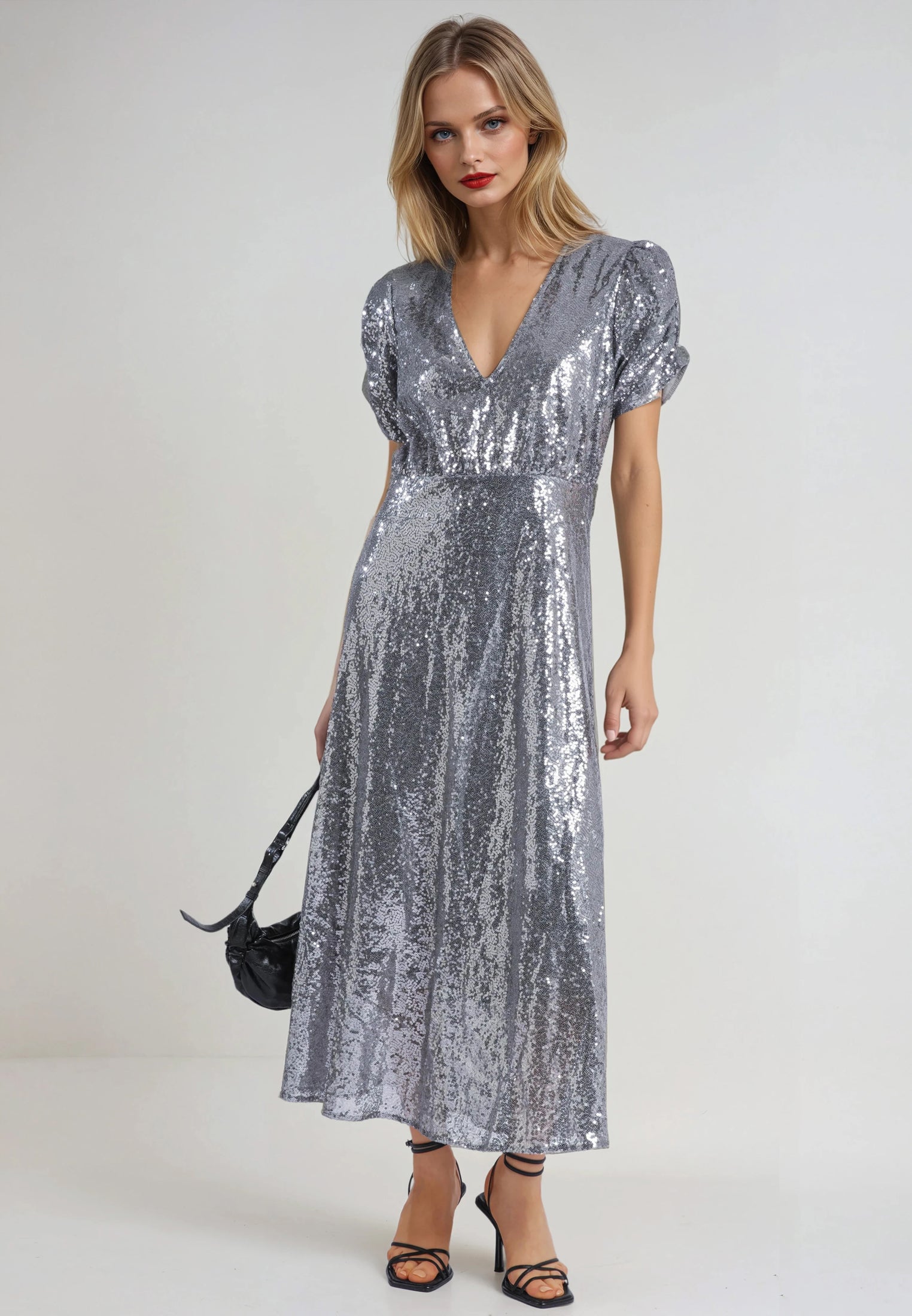 NAOMI DRESS SILVER