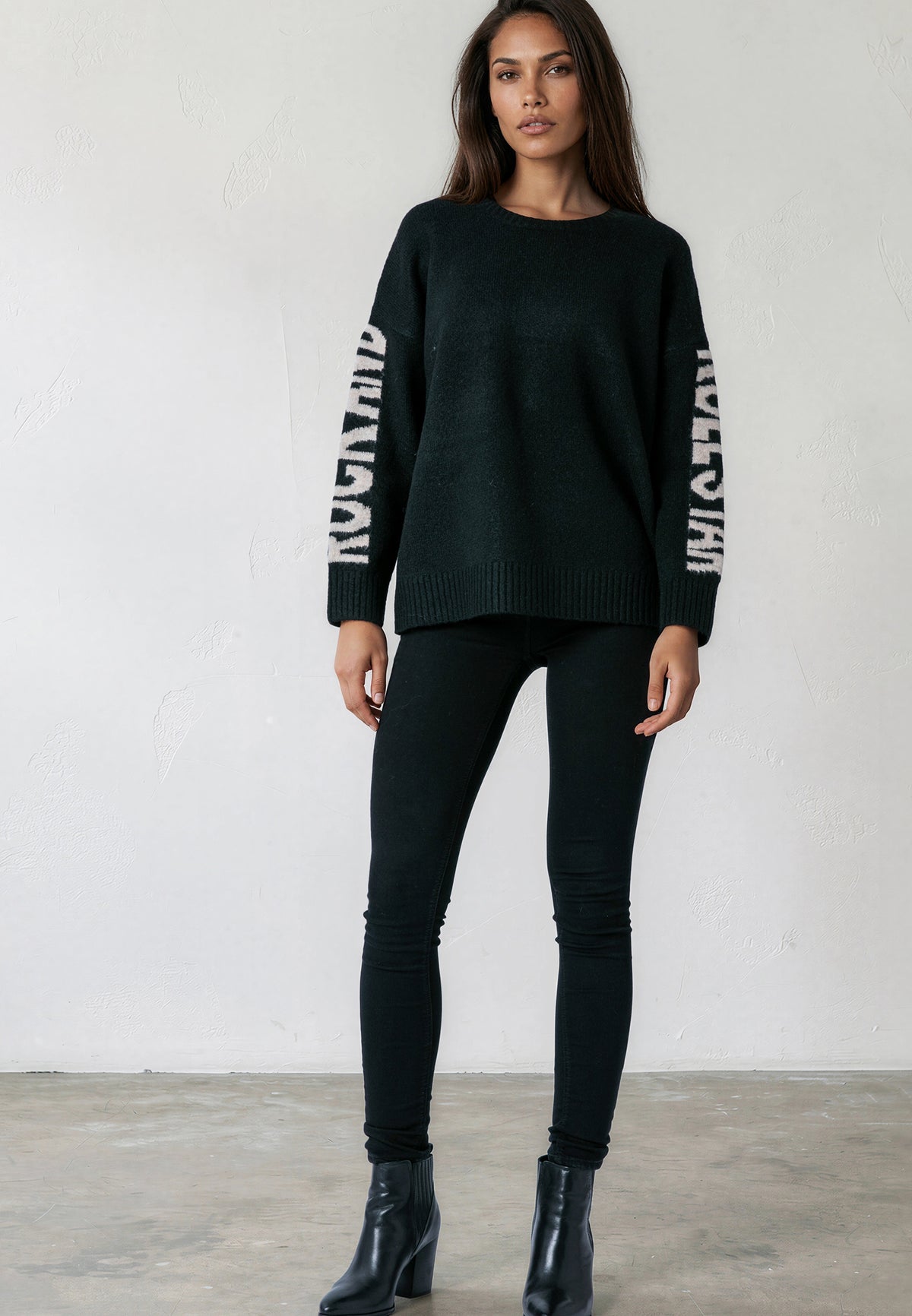 ROCK & ROLL JUMPER BLACK