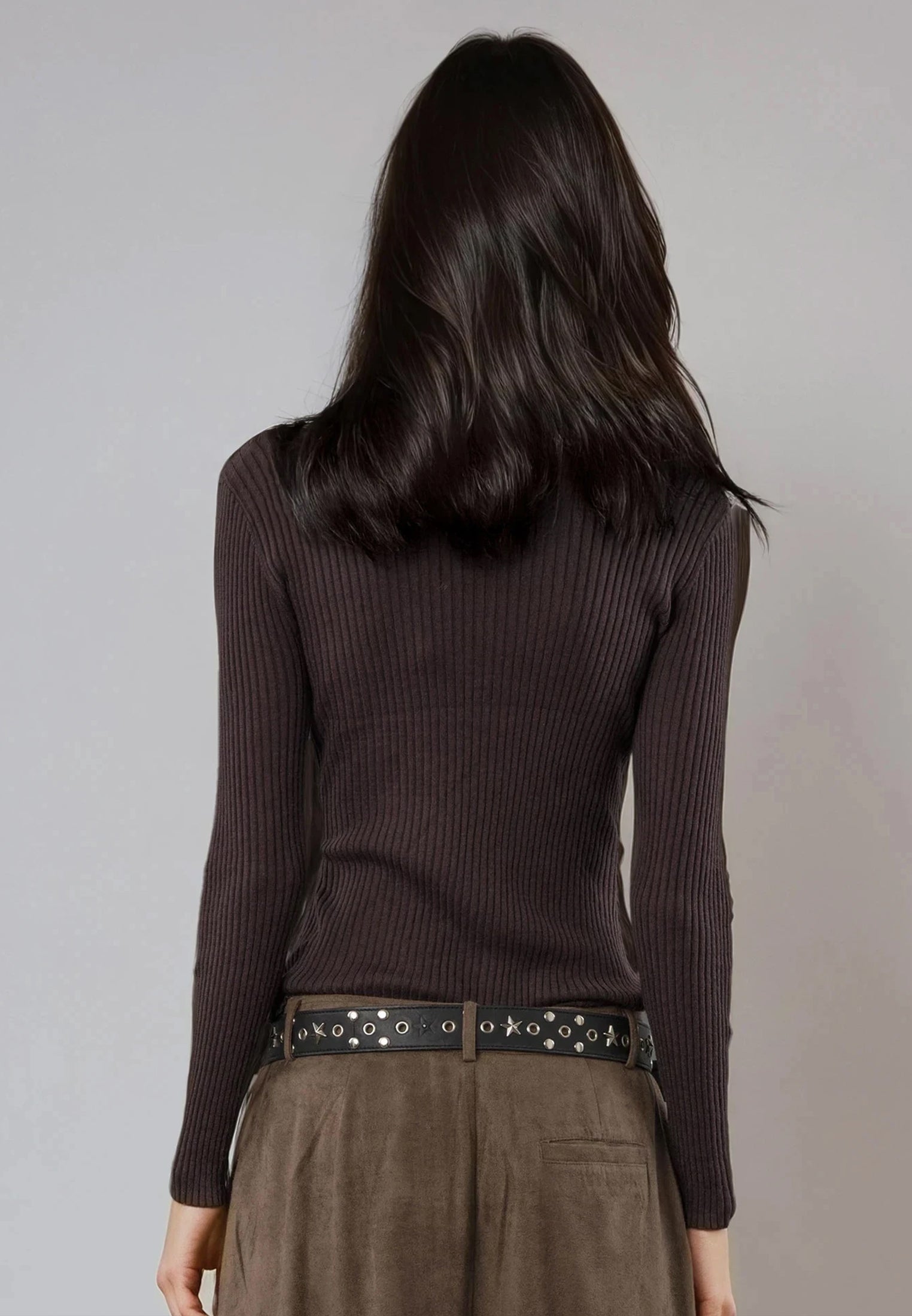 SERENA JUMPER BROWN