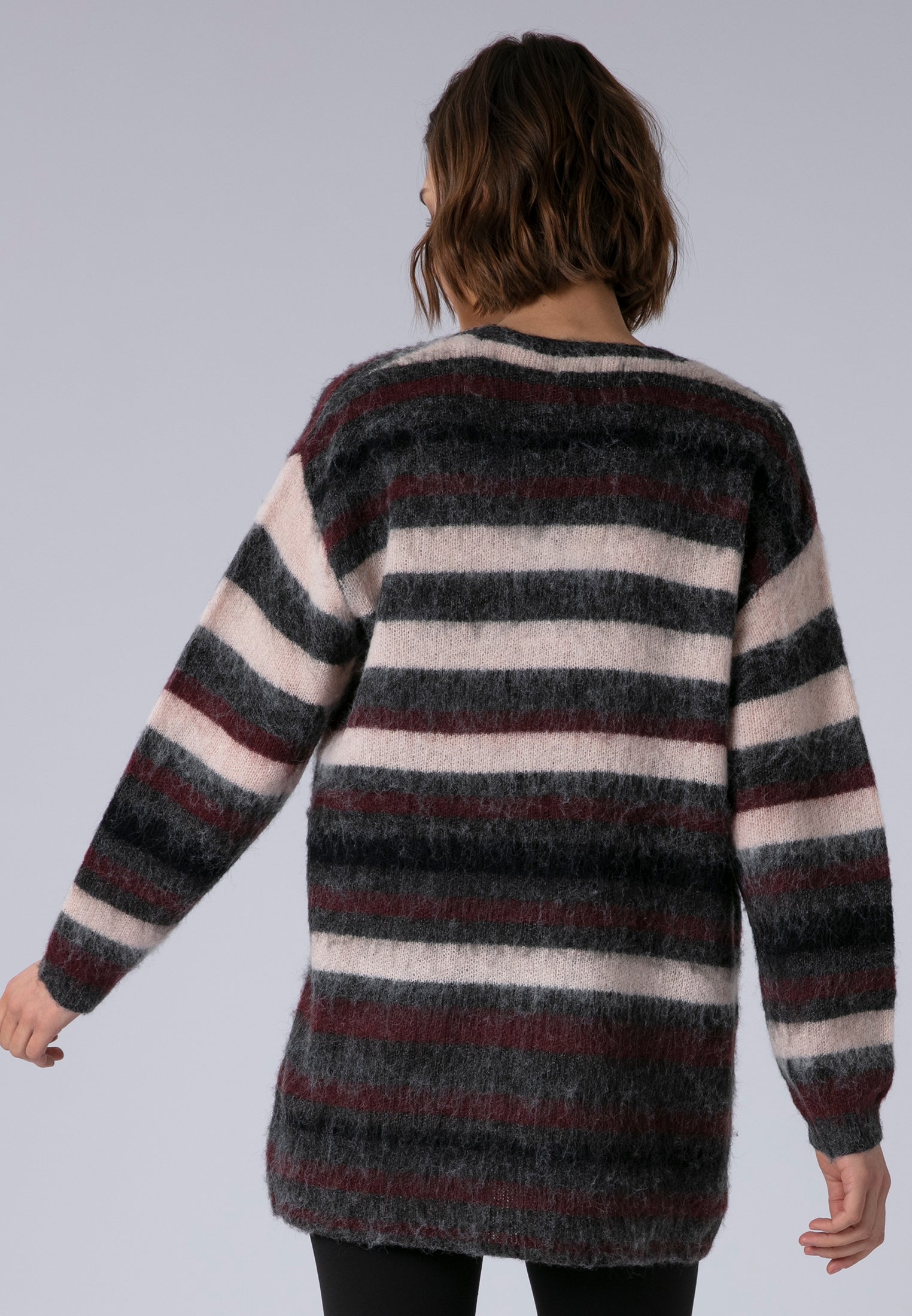 SAINT JUMPER DRESS CHARCOAL & PORT