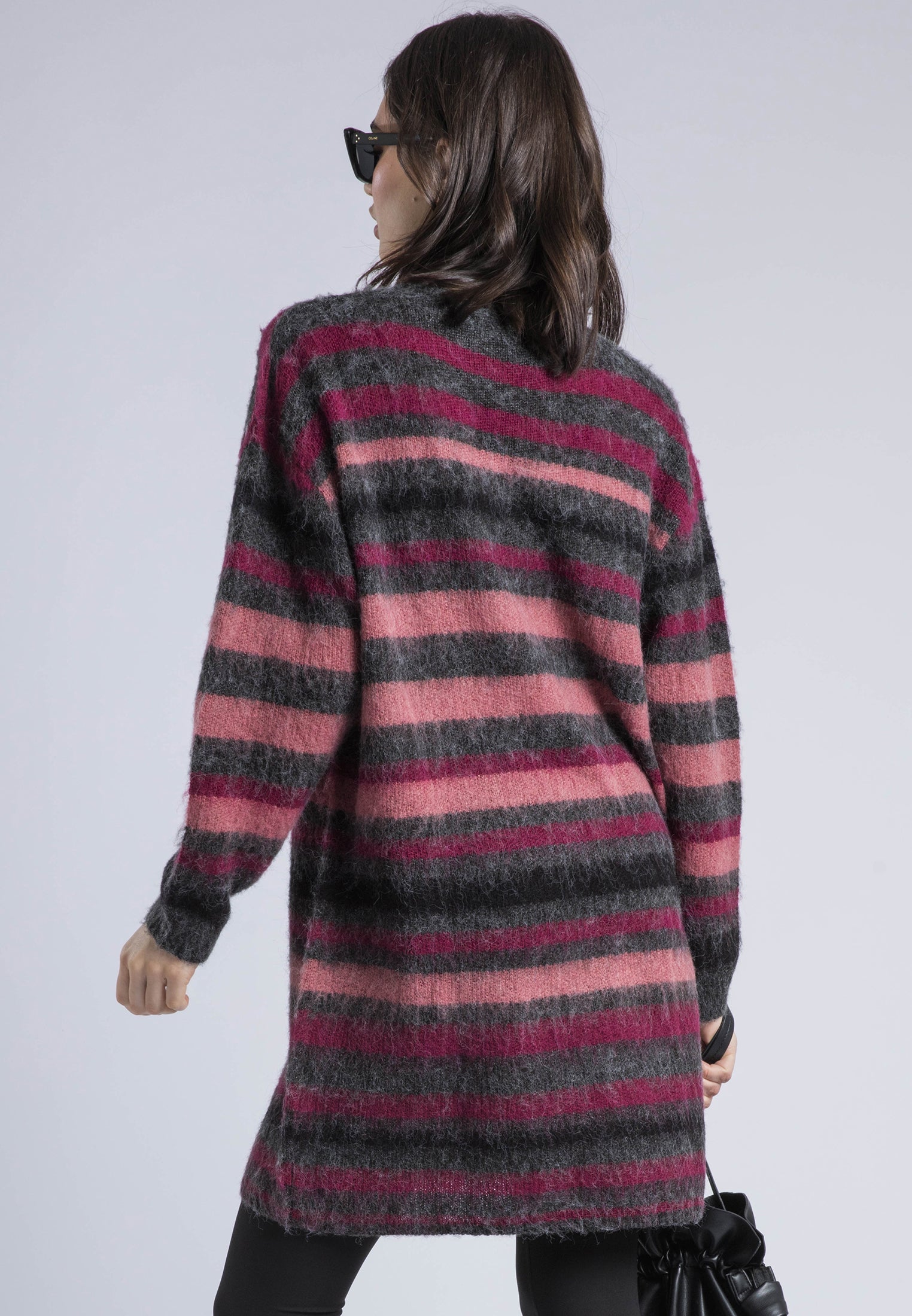 SAINT JUMPER DRESS CHARCOAL & PORT