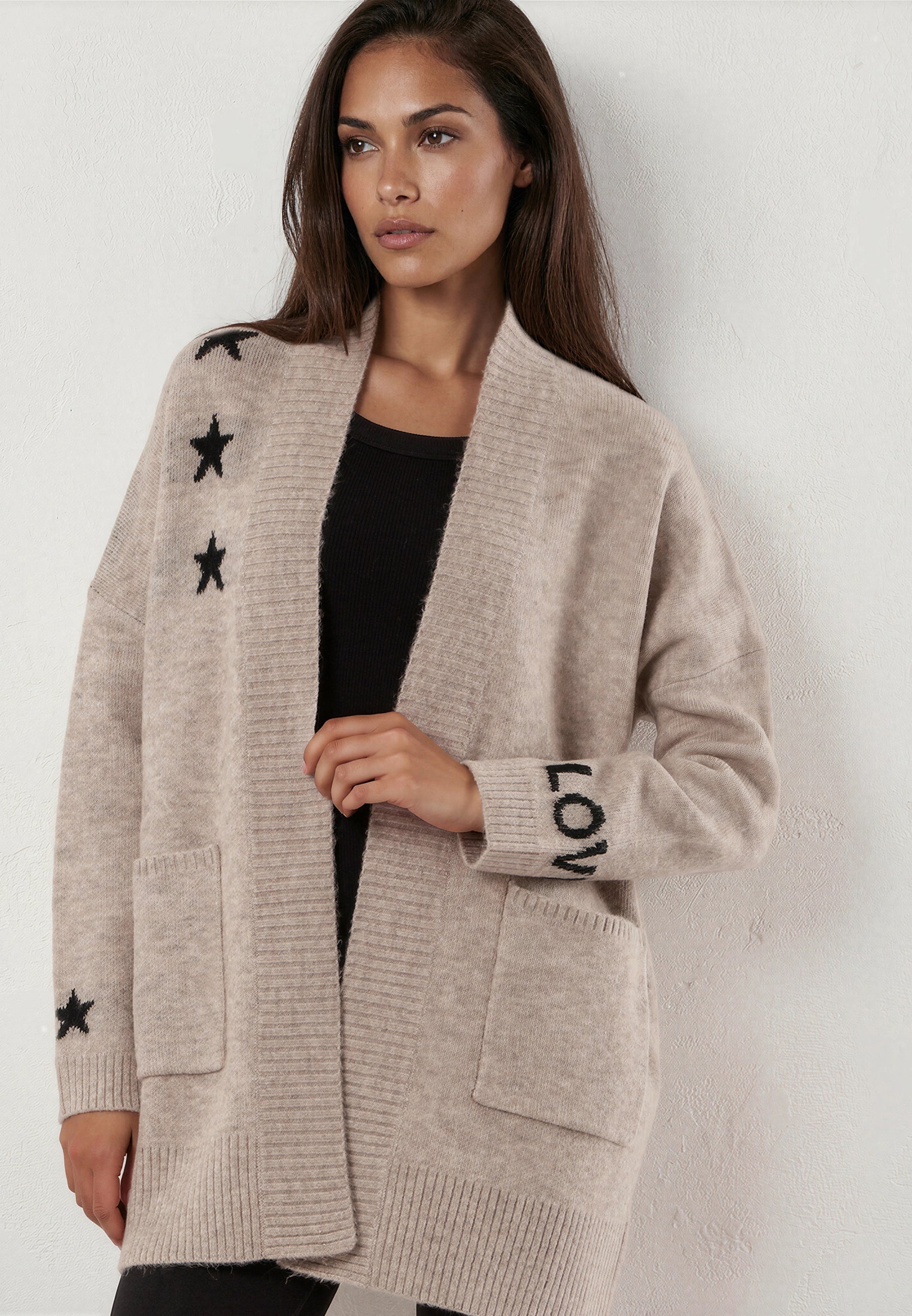 WILD HEART CARDIGAN BEIGE