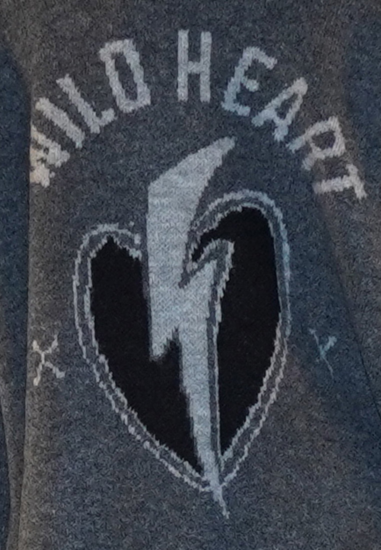 WILD HEART CARDIGAN CHARCOAL