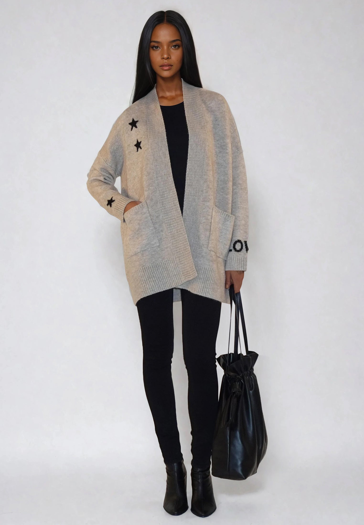 WILD HEART CARDIGAN BEIGE