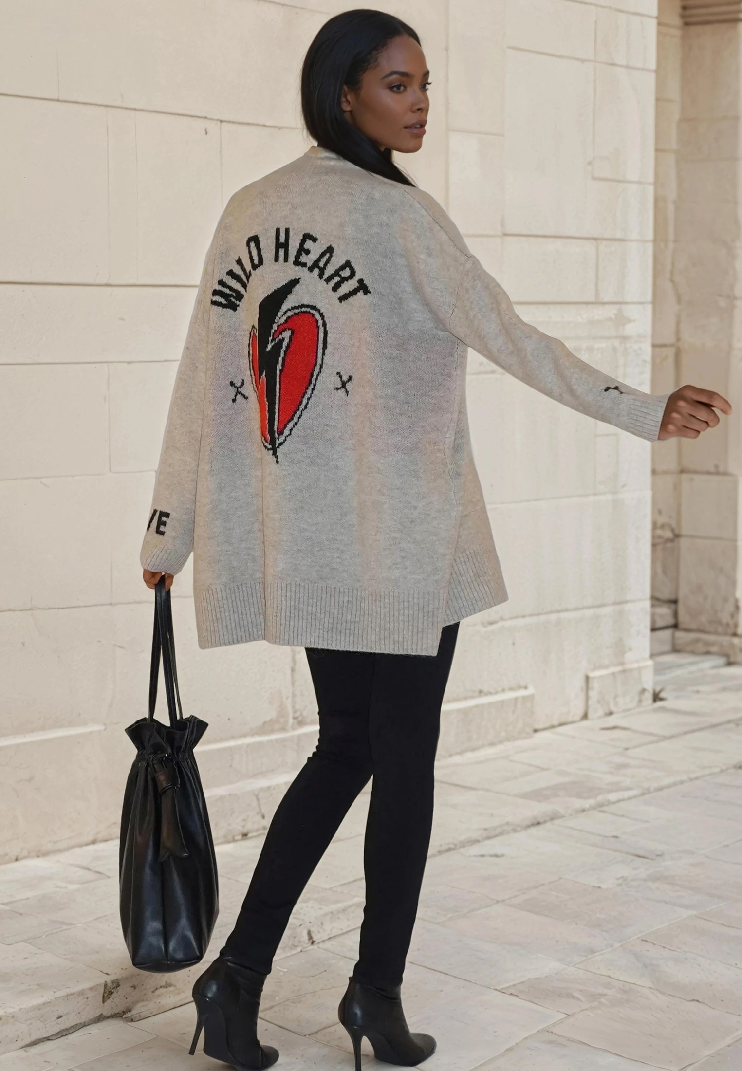 WILD HEART CARDIGAN BEIGE