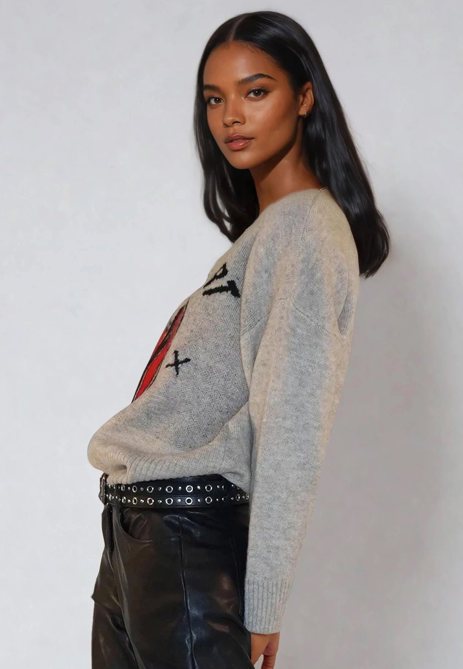 WILD HEART JUMPER BEIGE