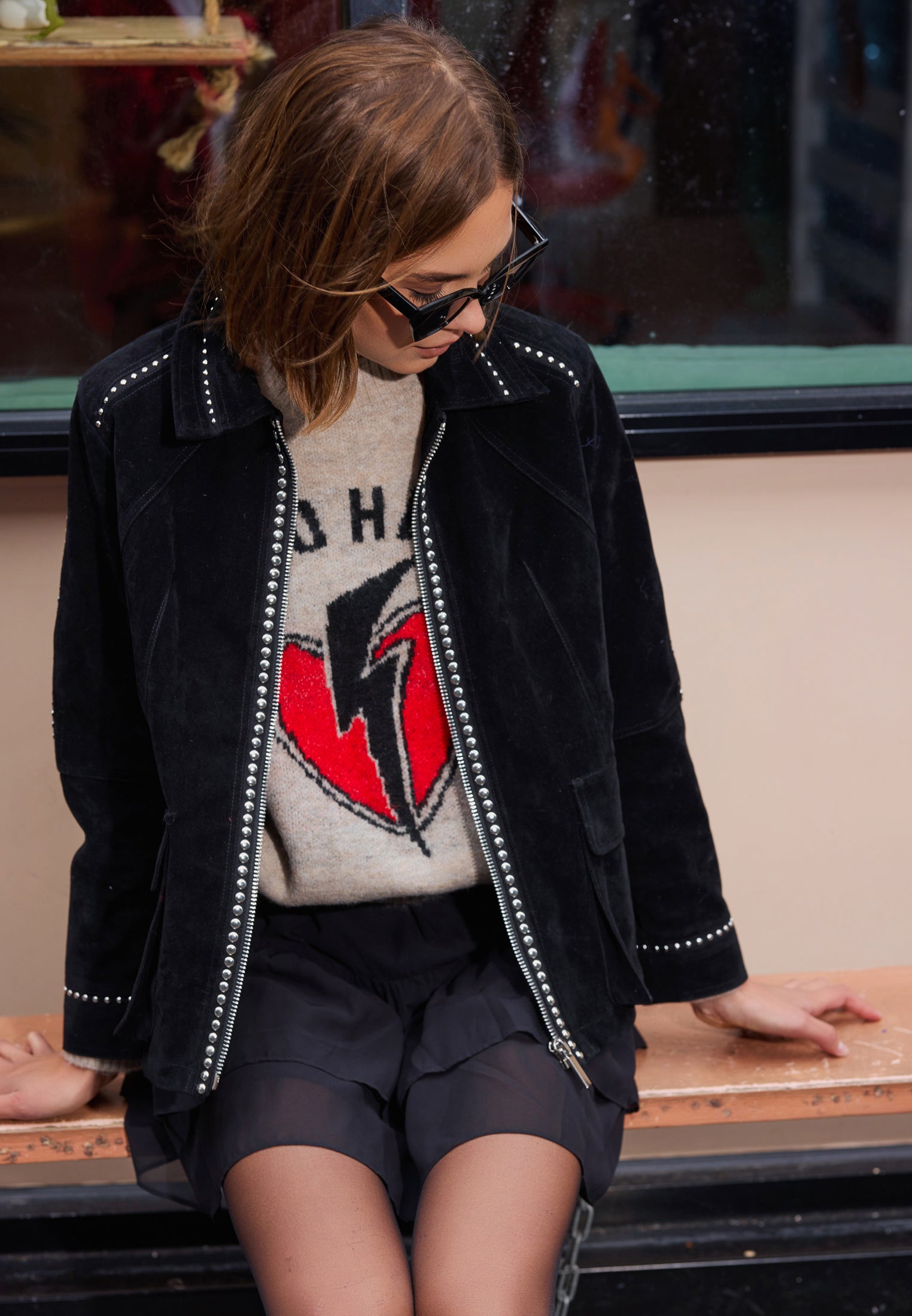 WILD HEART JUMPER BEIGE