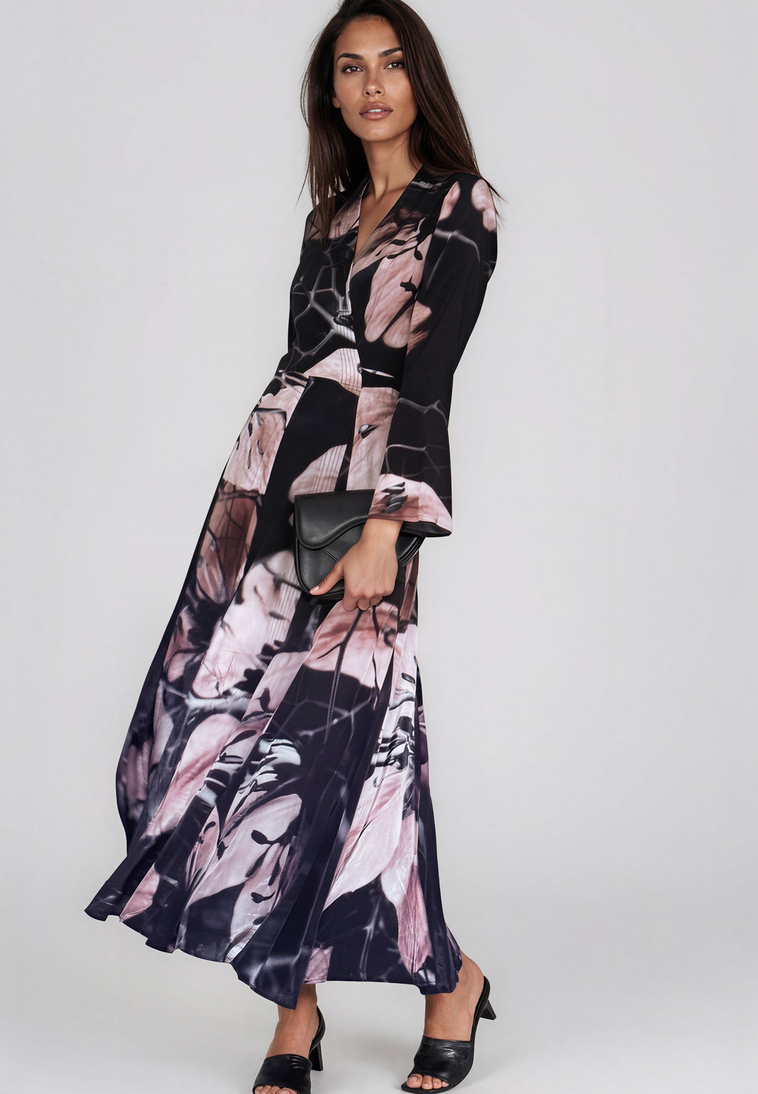FLORENCE WRAP DRESS WHISPER