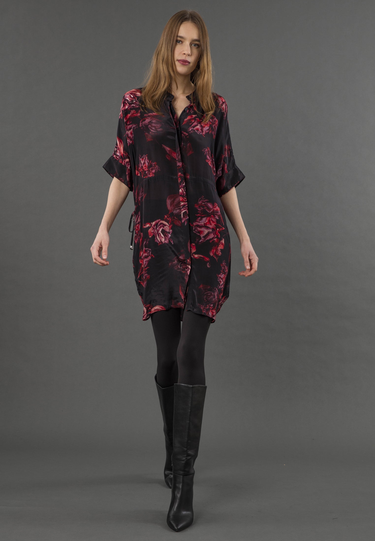 LOLA TUNIC FADE RED