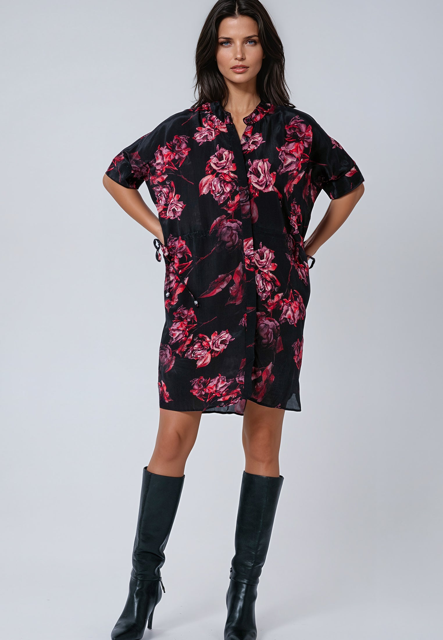 LOLA TUNIC FADE RED