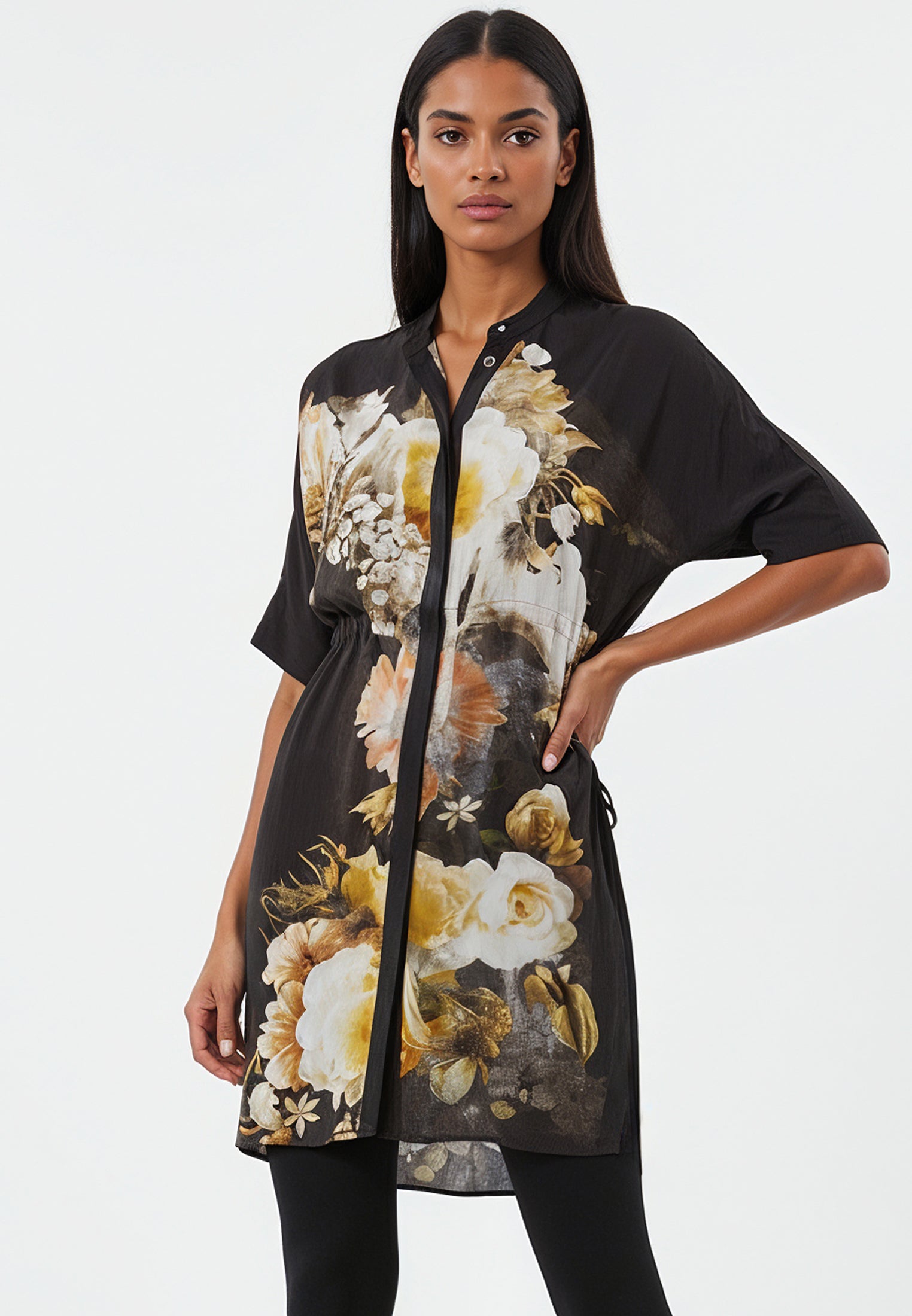 LOLA TUNIC FALLEN SEPIA