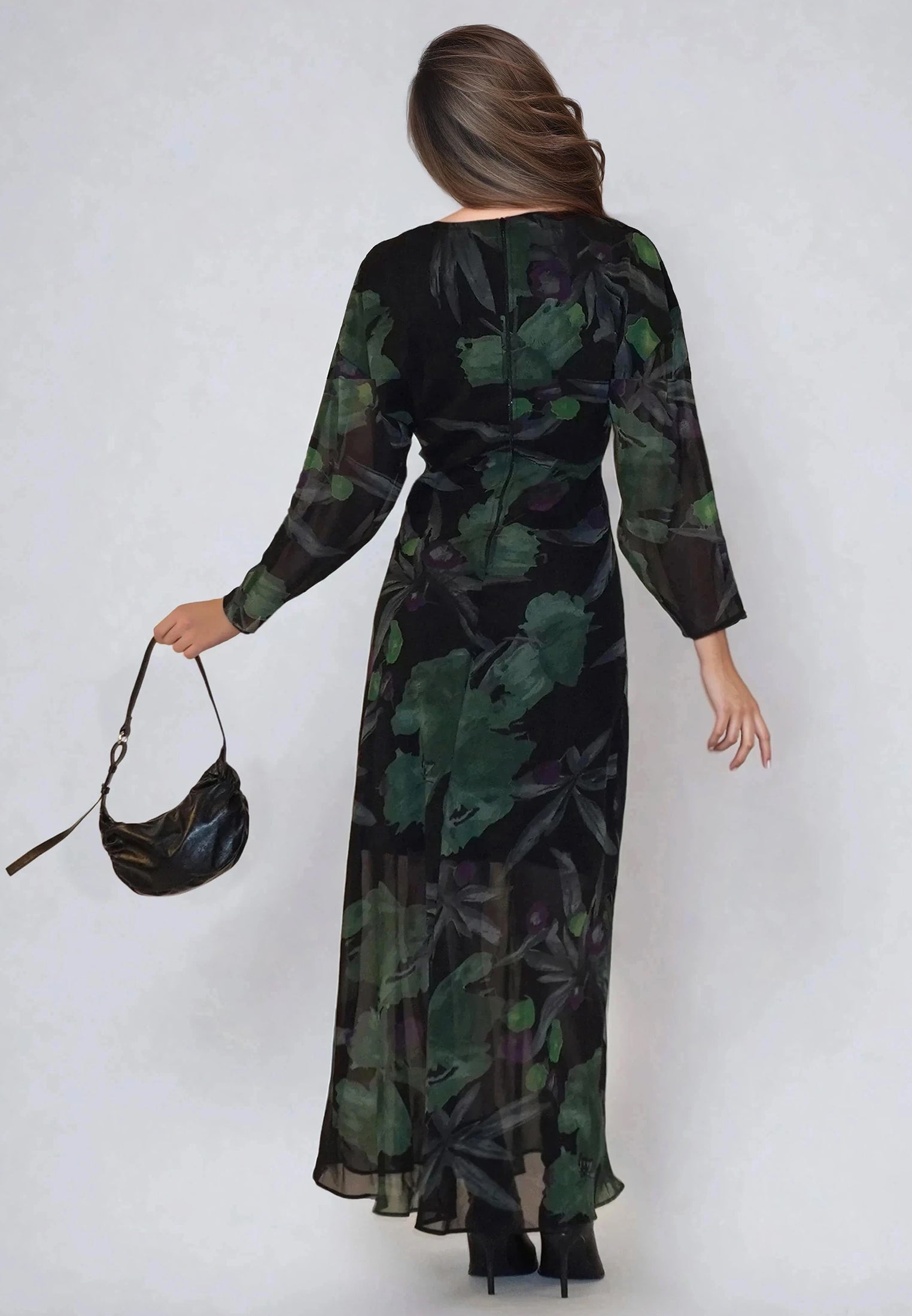 LILY MAXI DRESS PRIME FOREST GREEN