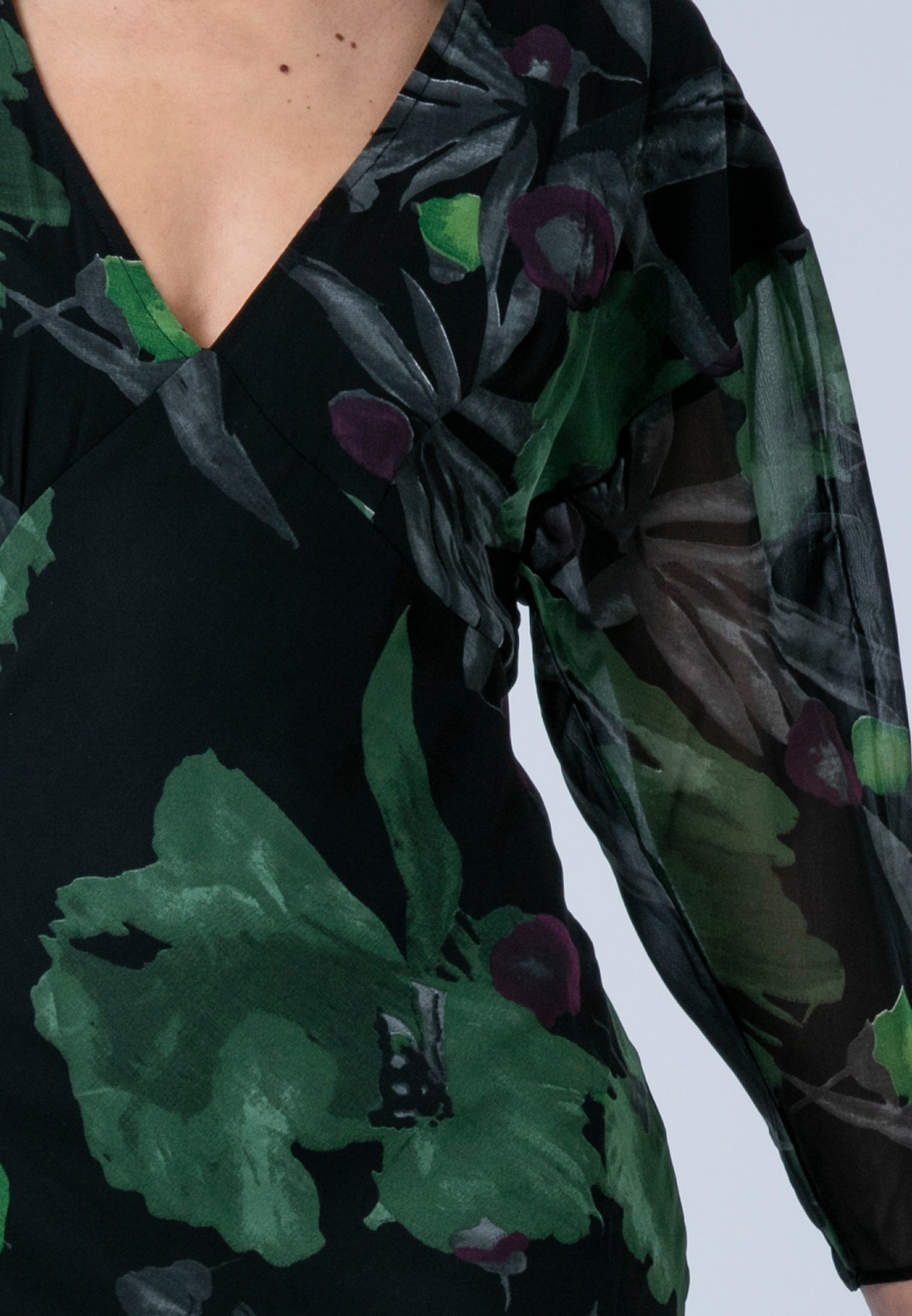 LILY MAXI DRESS PRIME FOREST GREEN