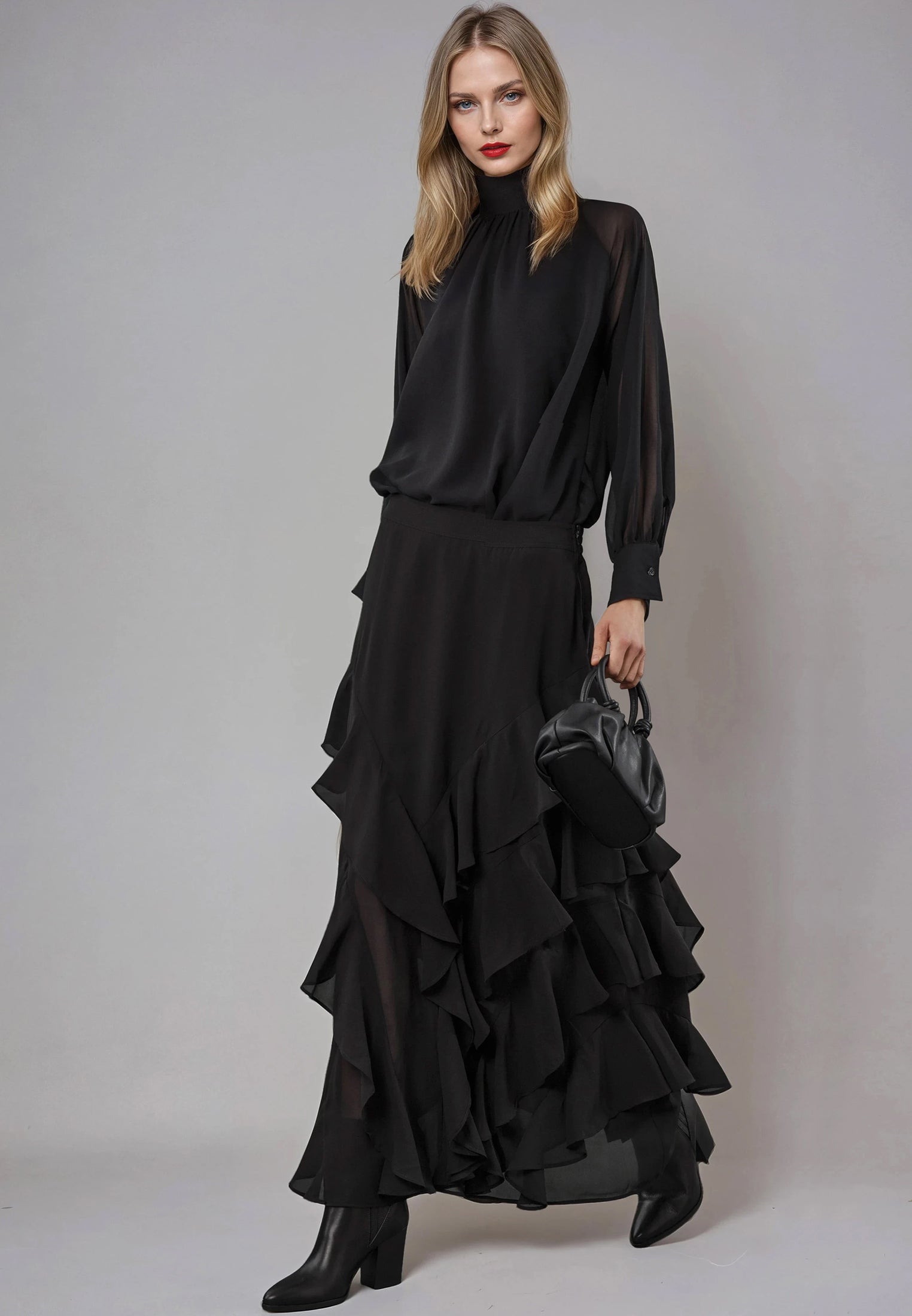 SCARLET SKIRT BLACK
