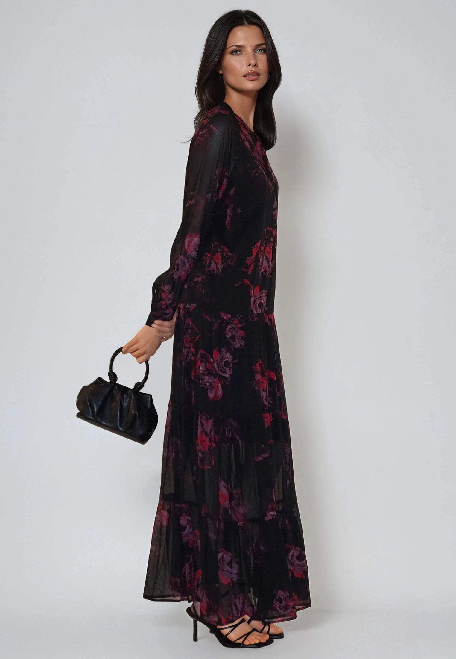 ZOE MAXI DRESS FADE RED