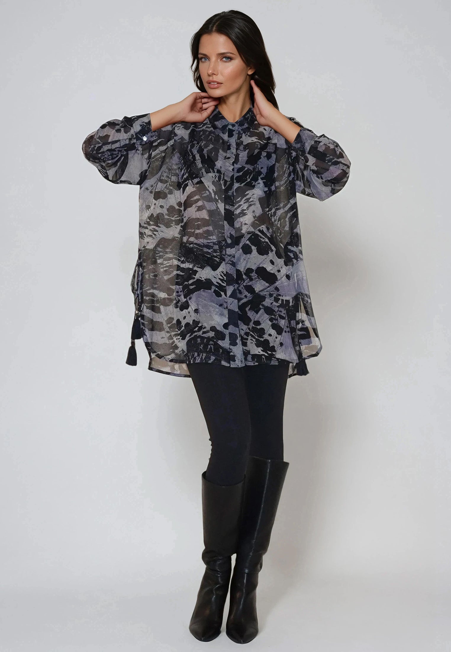 ZOE SHIRT WINGS TAUPE