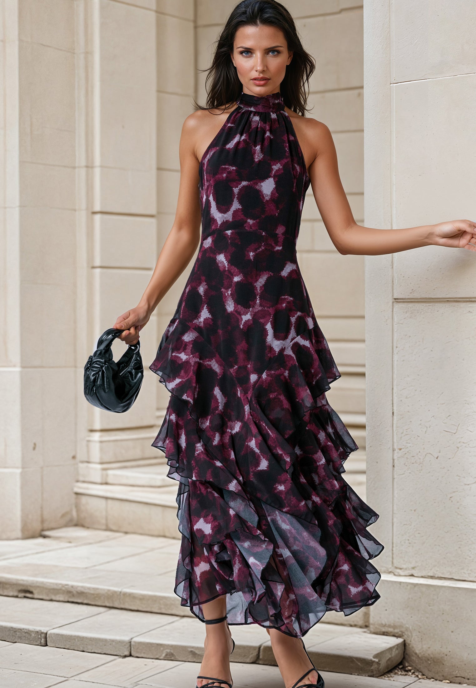 TAYLOR MAXI DRESS BLEND PORT
