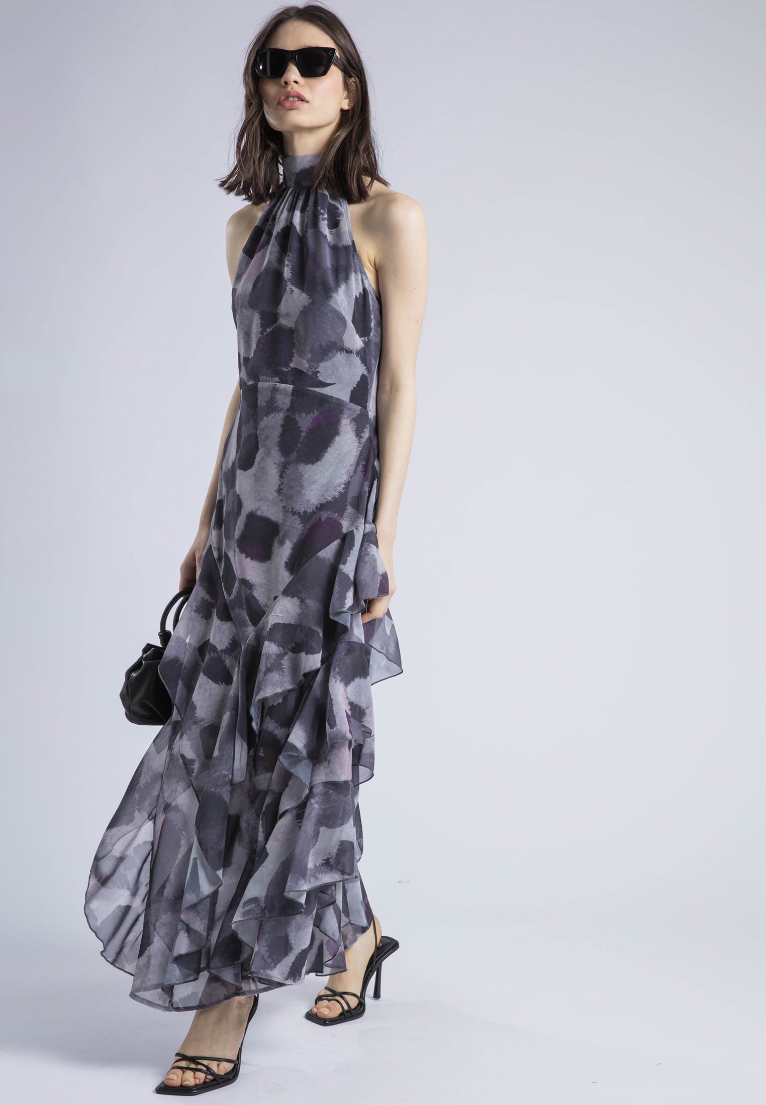 TAYLOR MAXI DRESS TERRAZZO MAUVE