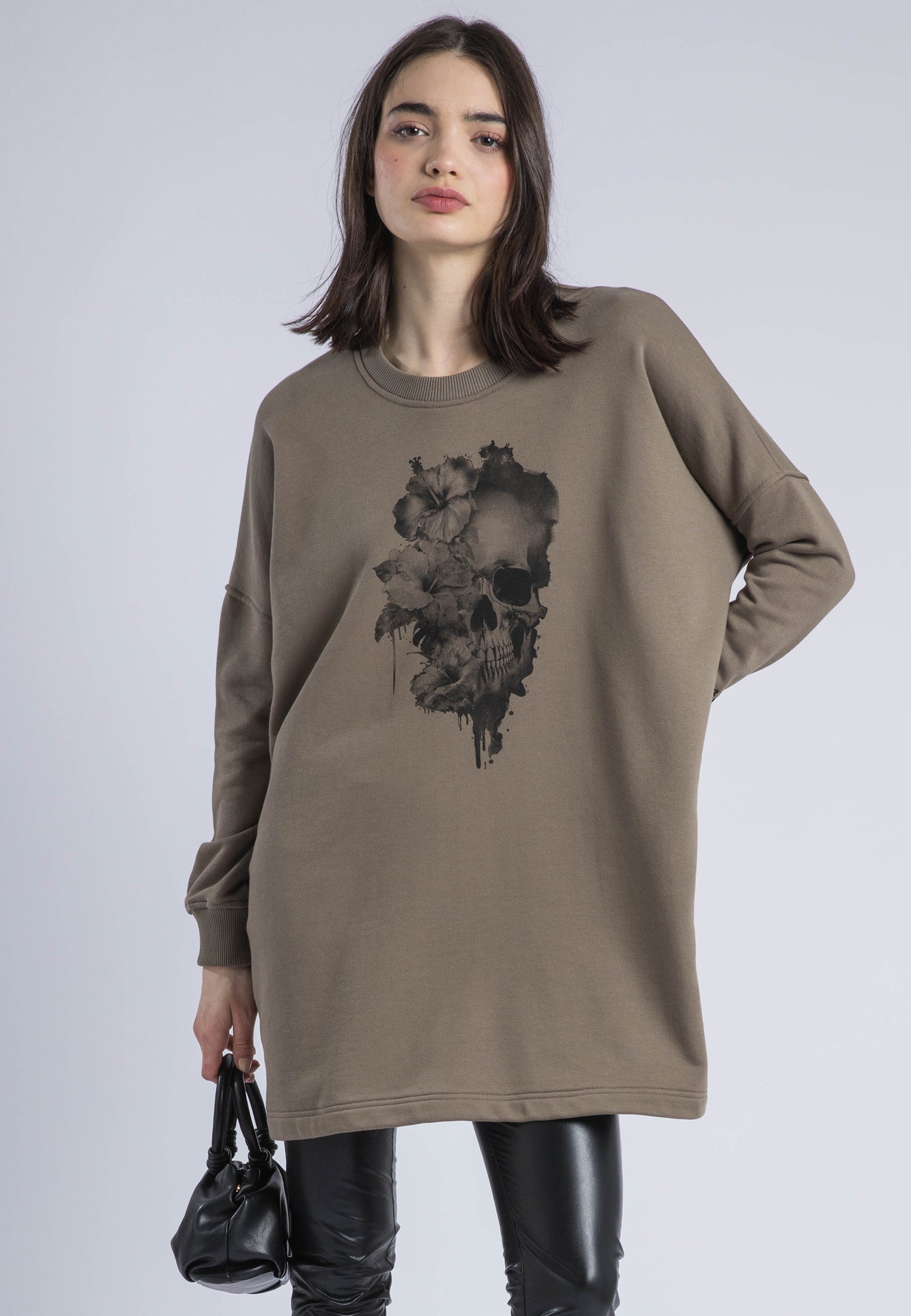 FLORA SWEAT DRESS PINE