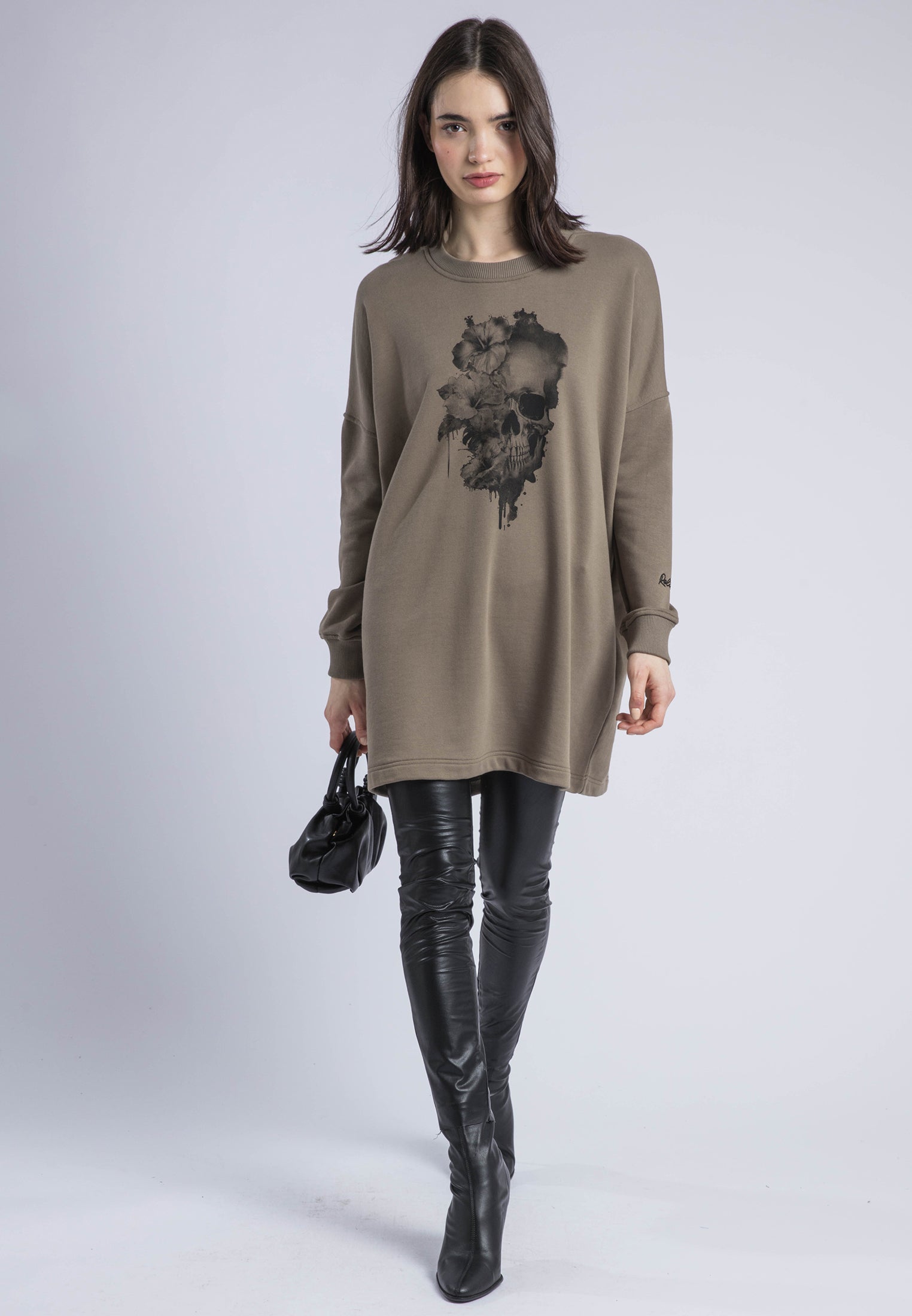 FLORA SWEAT DRESS PINE