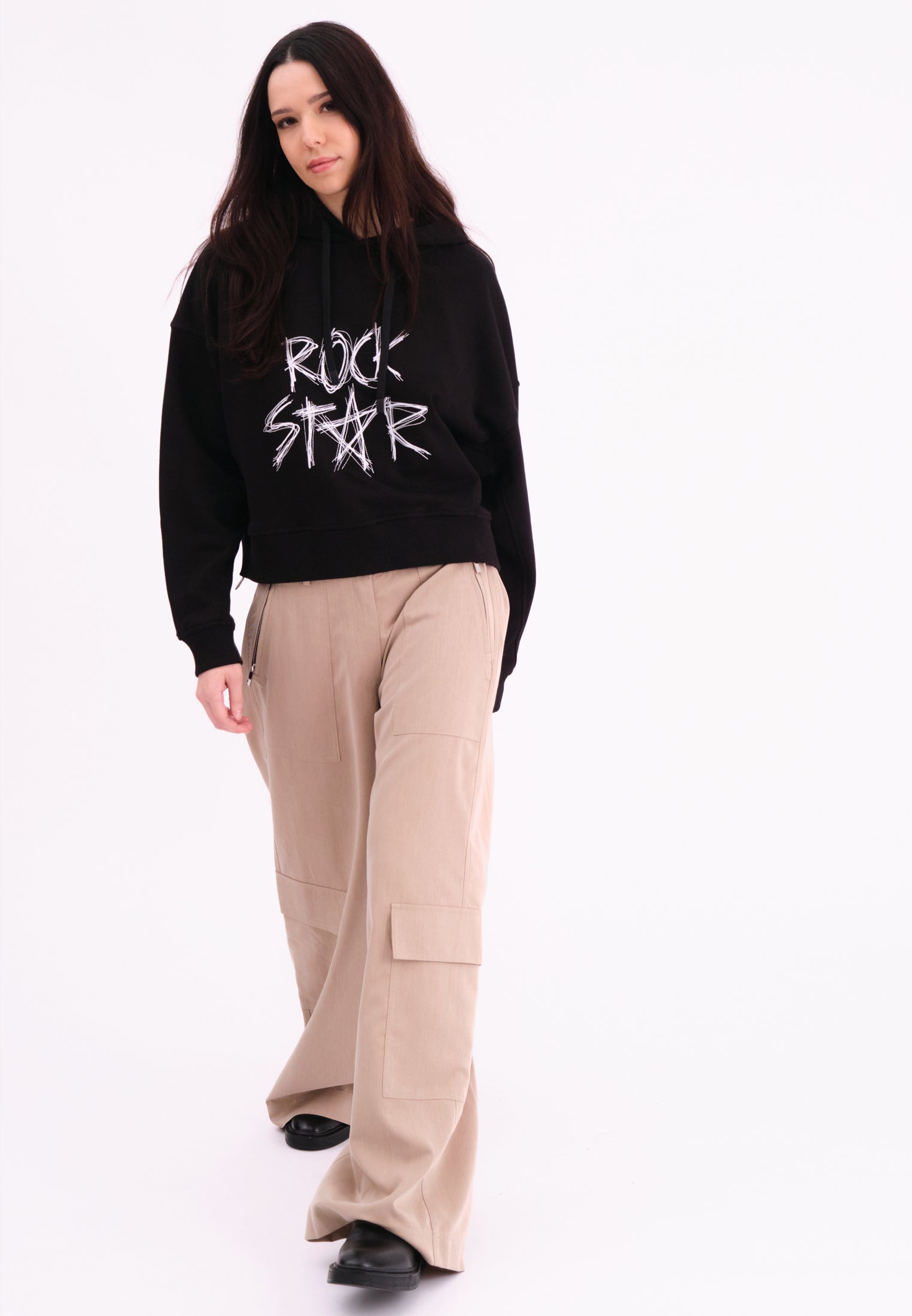 FLORA HOODIE BLACK
